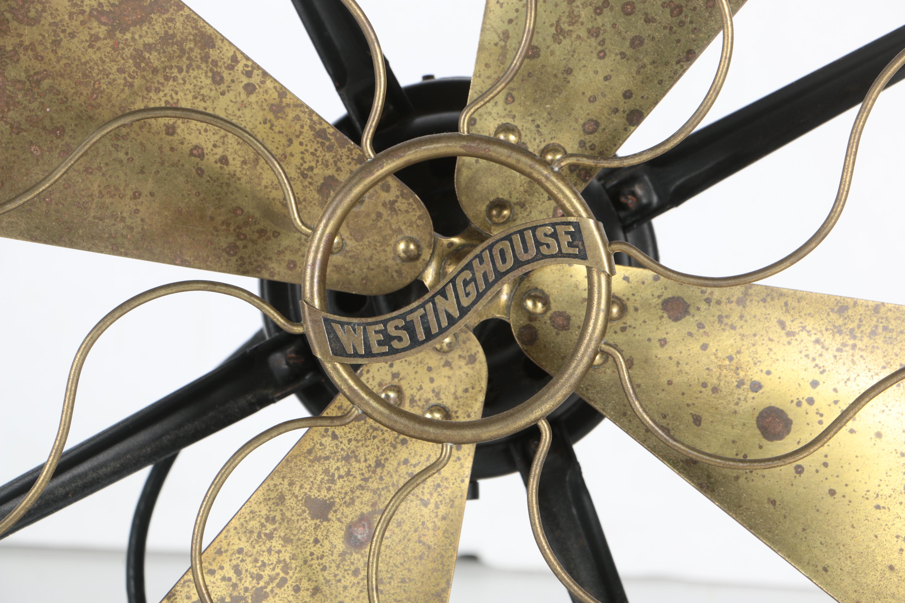 Early 20th Century Westinghouse and Robbins & Myers "Standard" Portable Fans