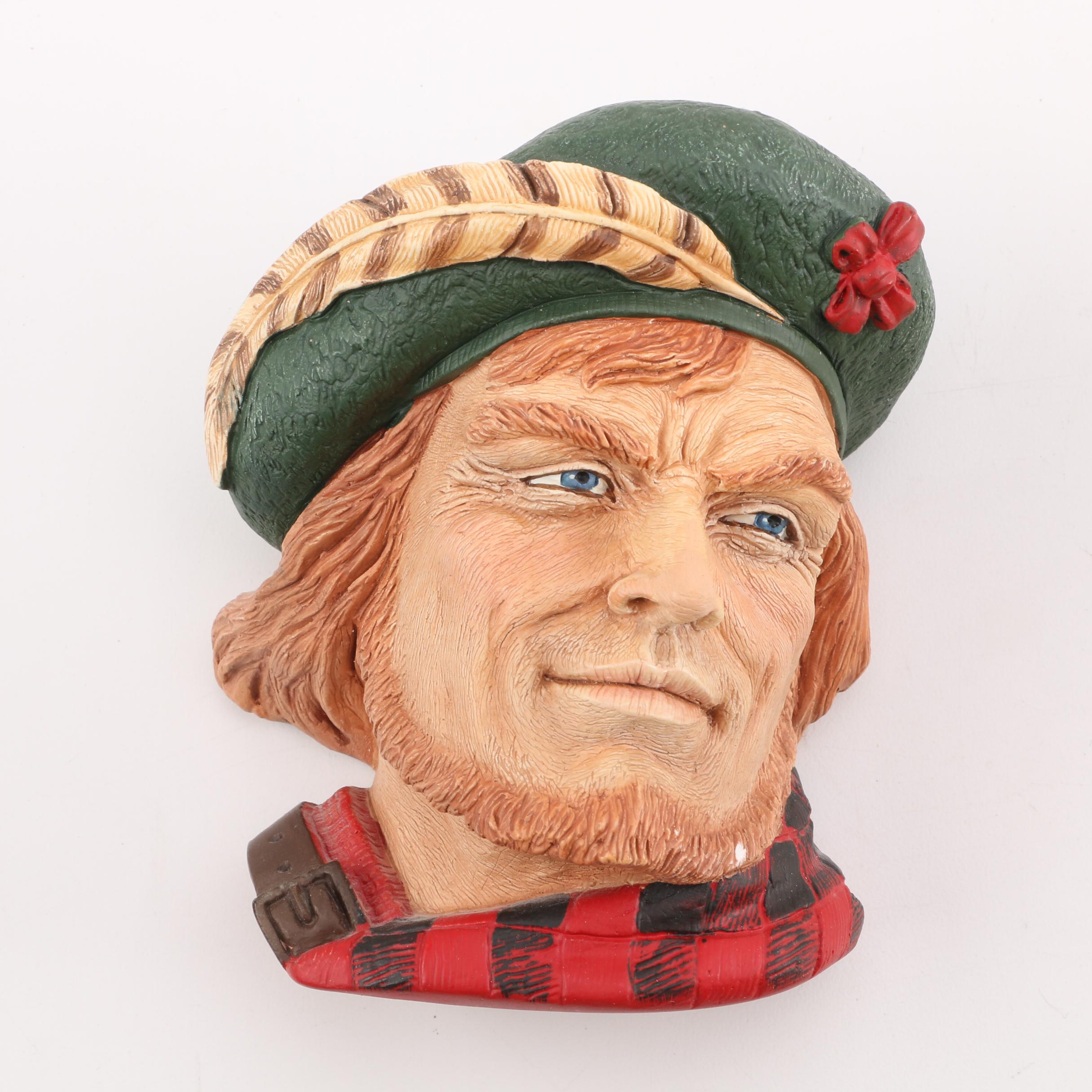 Bossons English Character Heads Wall Decor