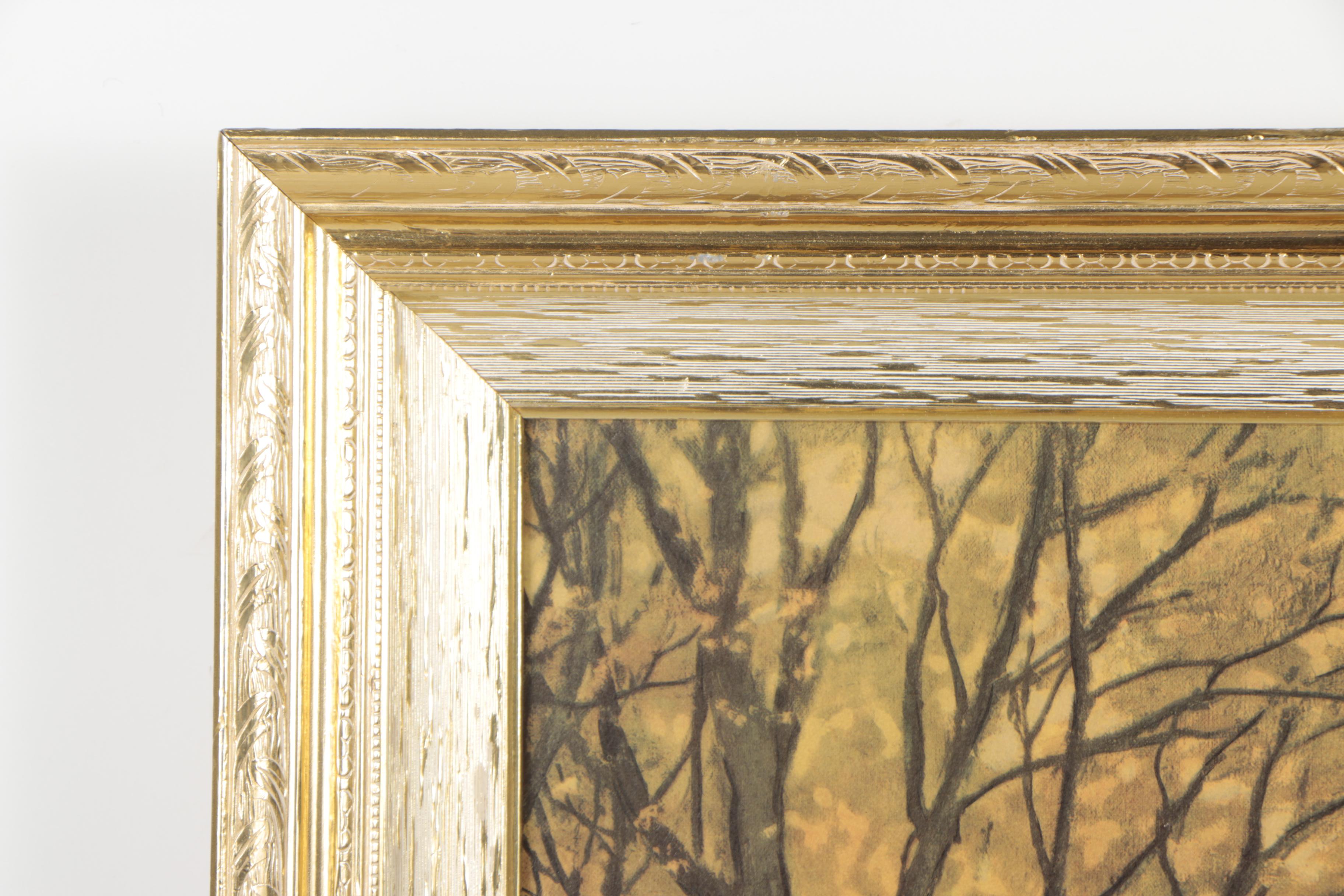 Offset Lithograph After Konrad Alexander Müller-Kurzwelly "Swan Lake"