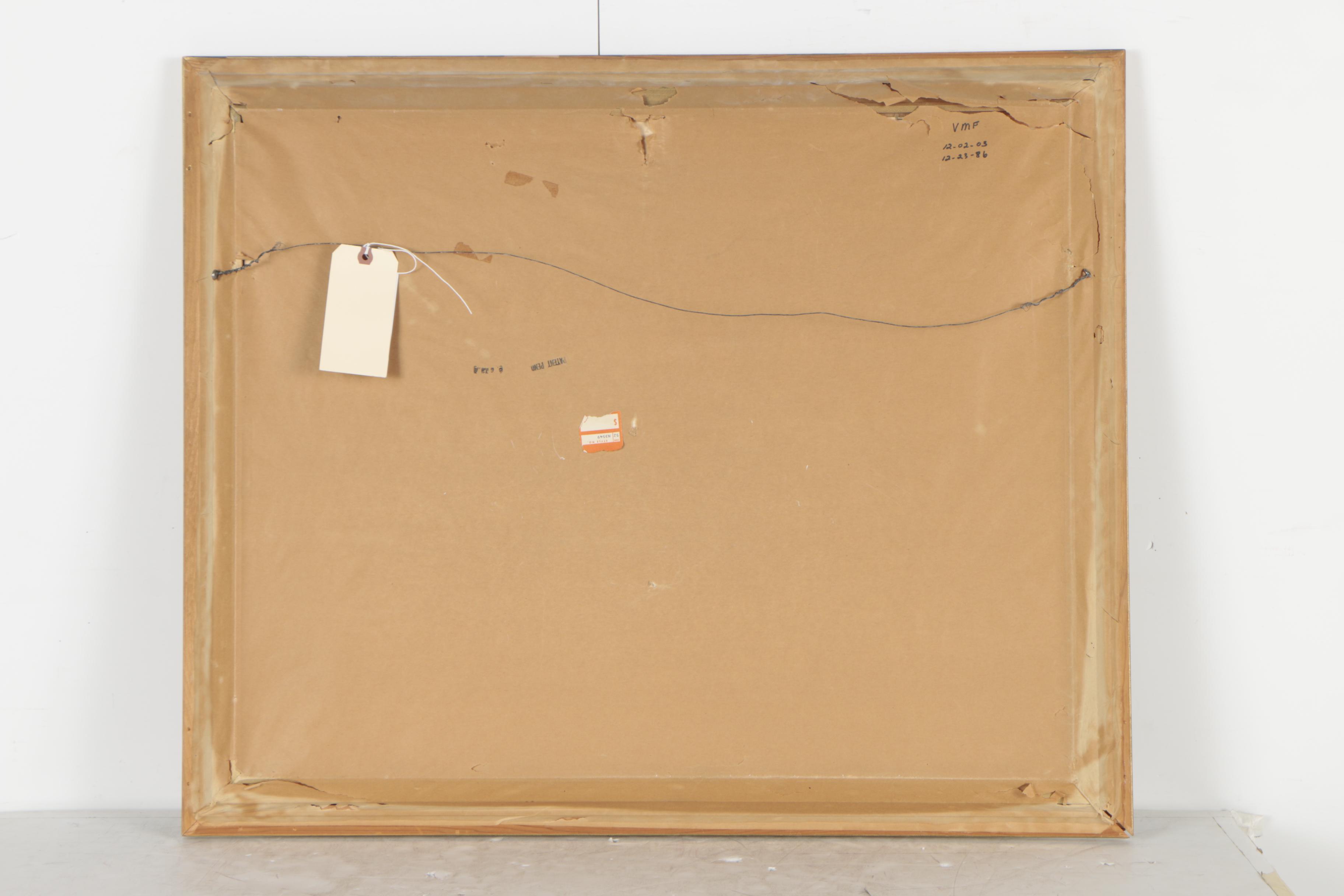 Offset Lithograph After Konrad Alexander Müller-Kurzwelly "Swan Lake"