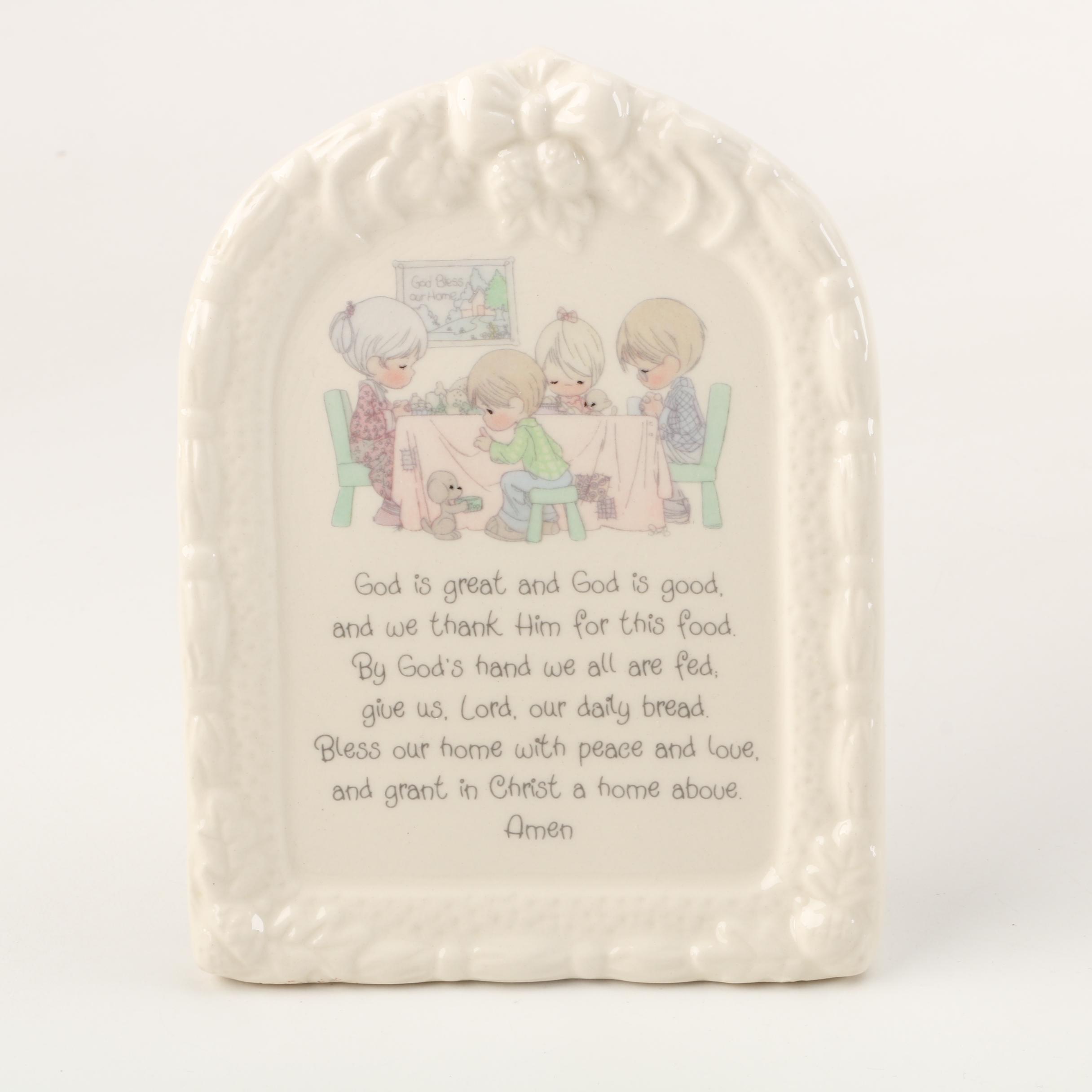 Precious Moments Figurines Including "Friends Never Drift Apart" and Cookie Jar