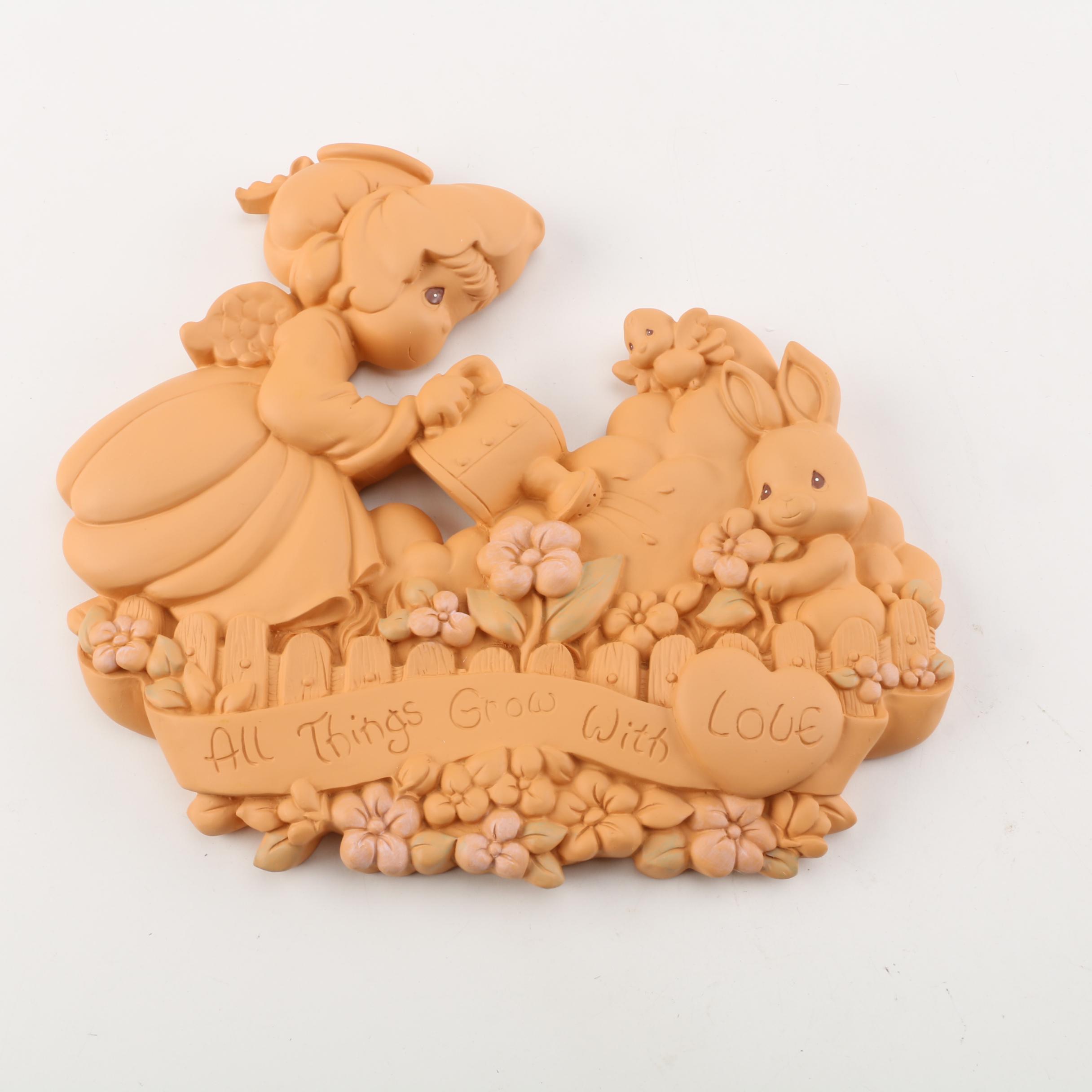 Precious Moments Figurines Including "Friends Never Drift Apart" and Cookie Jar