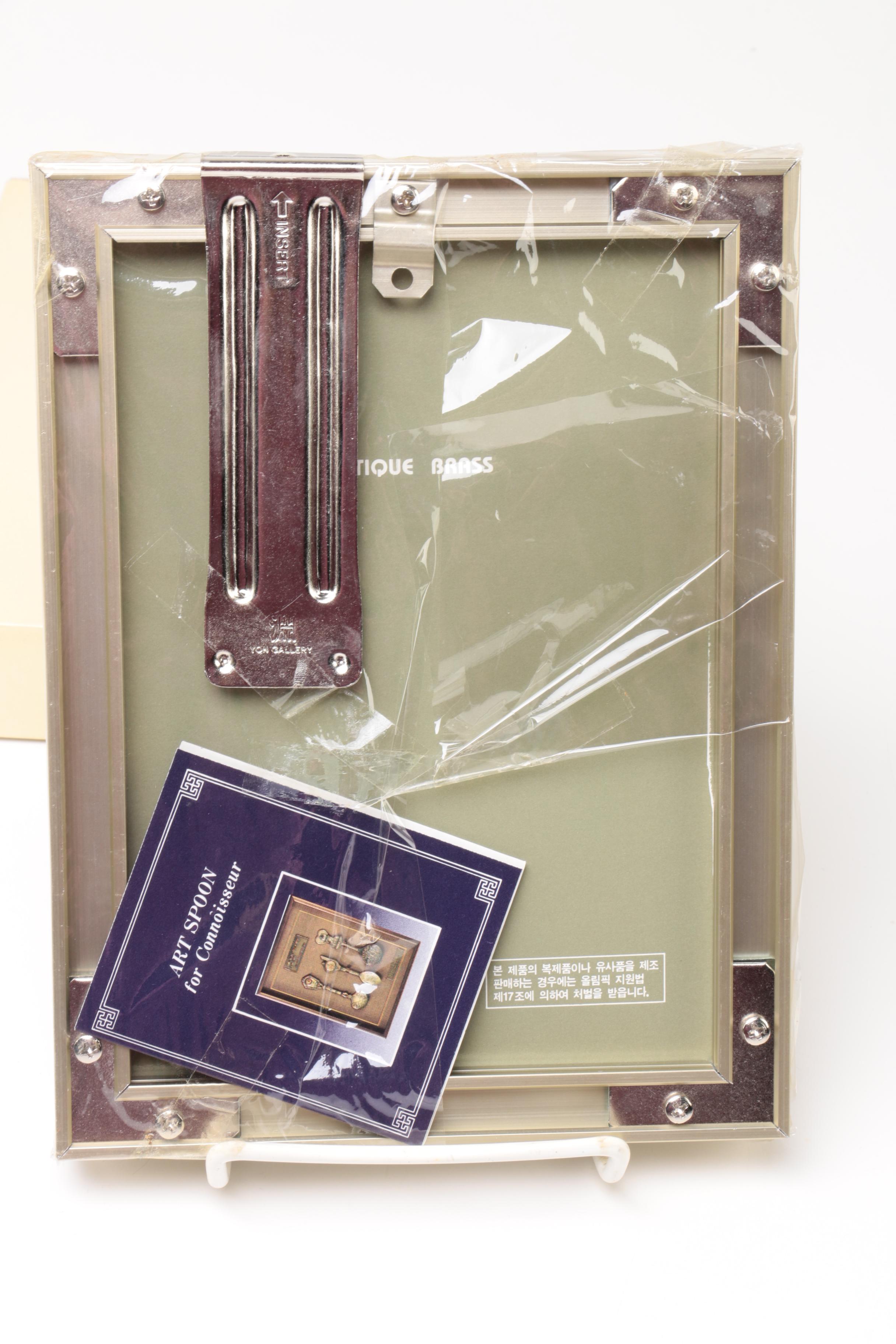 Seoul 1988 Olympic Antique Brass Commemorative Spoon Set