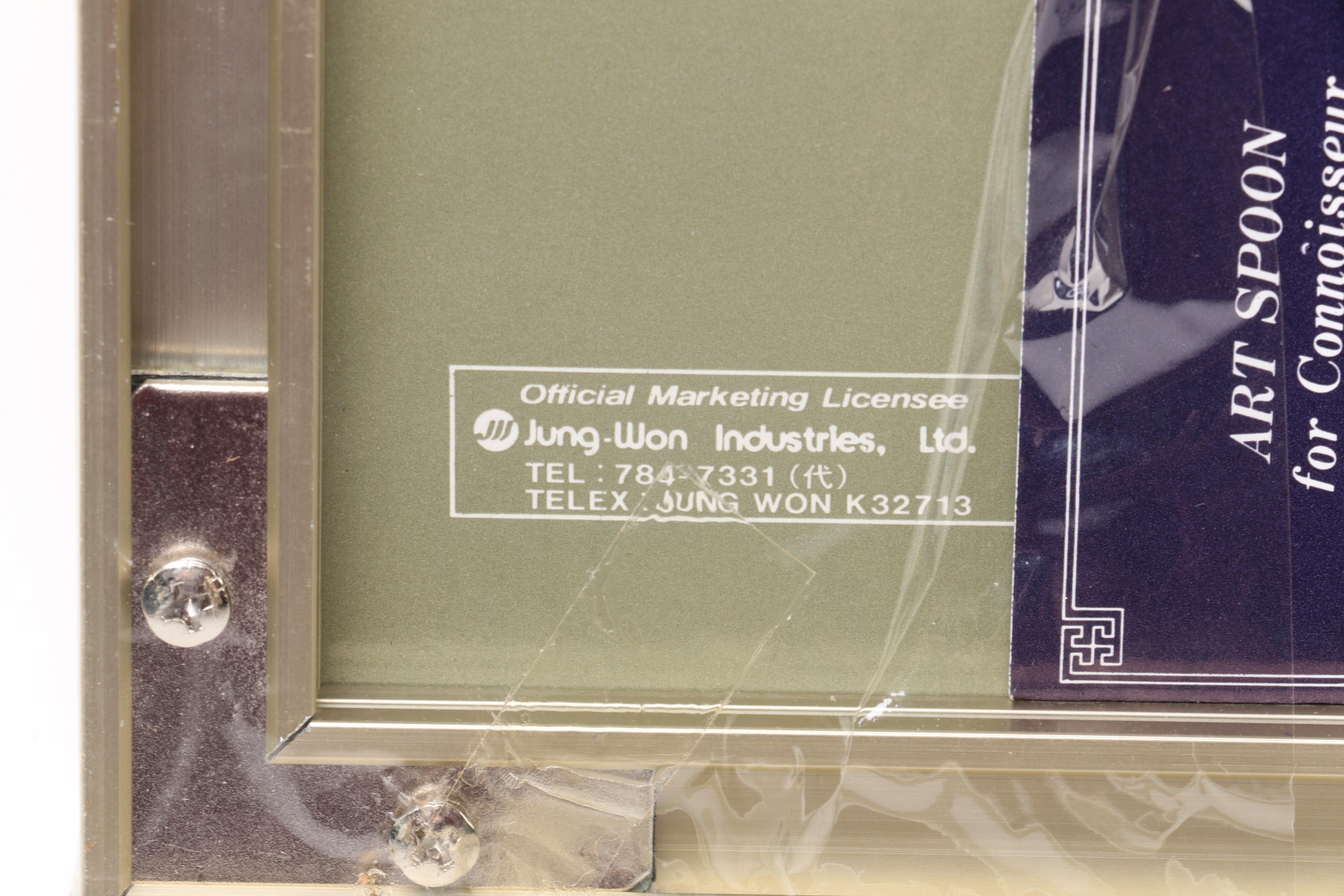 Seoul 1988 Olympic Antique Brass Commemorative Spoon Set