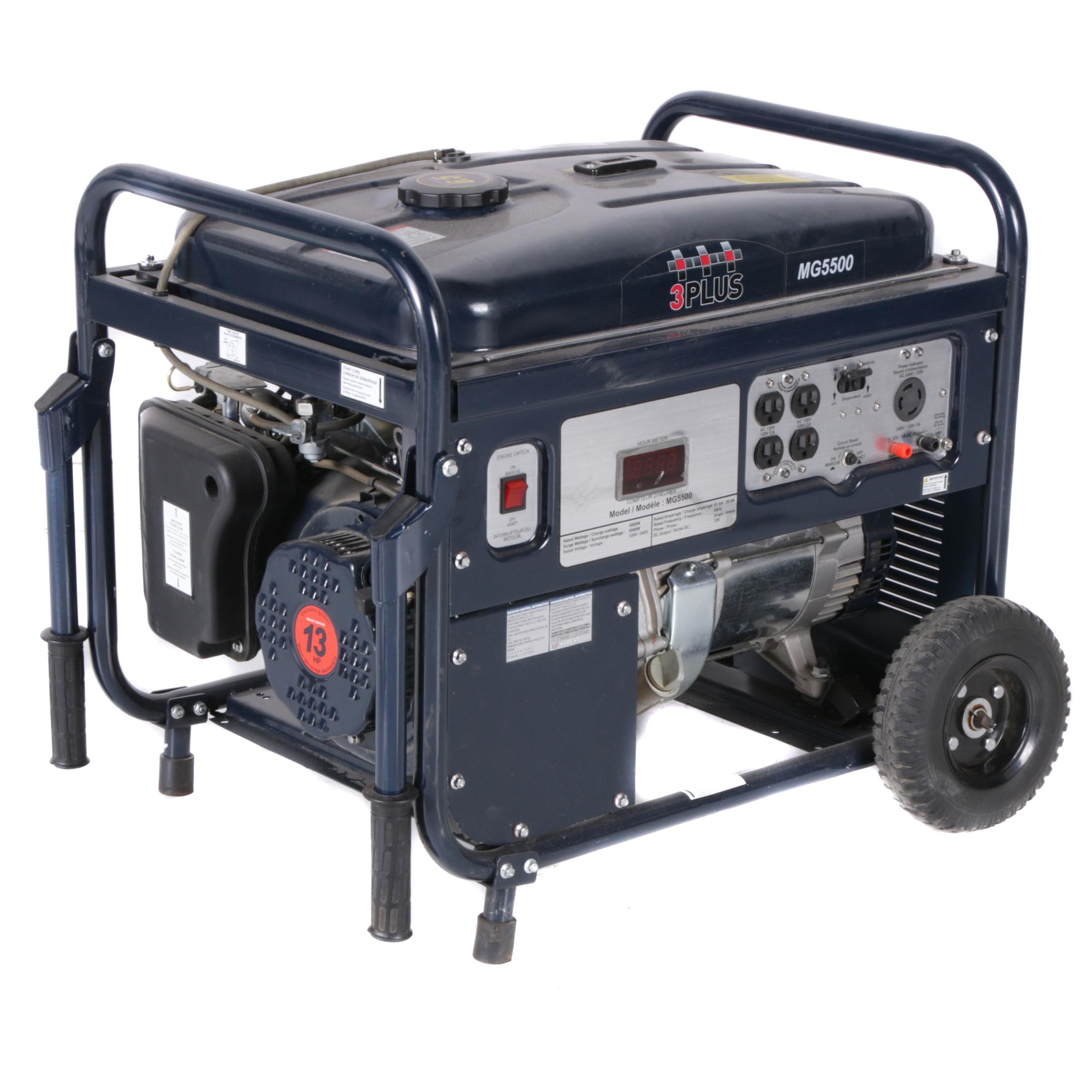 3+Pro Gas Powered 5500-Watt Electric Generator