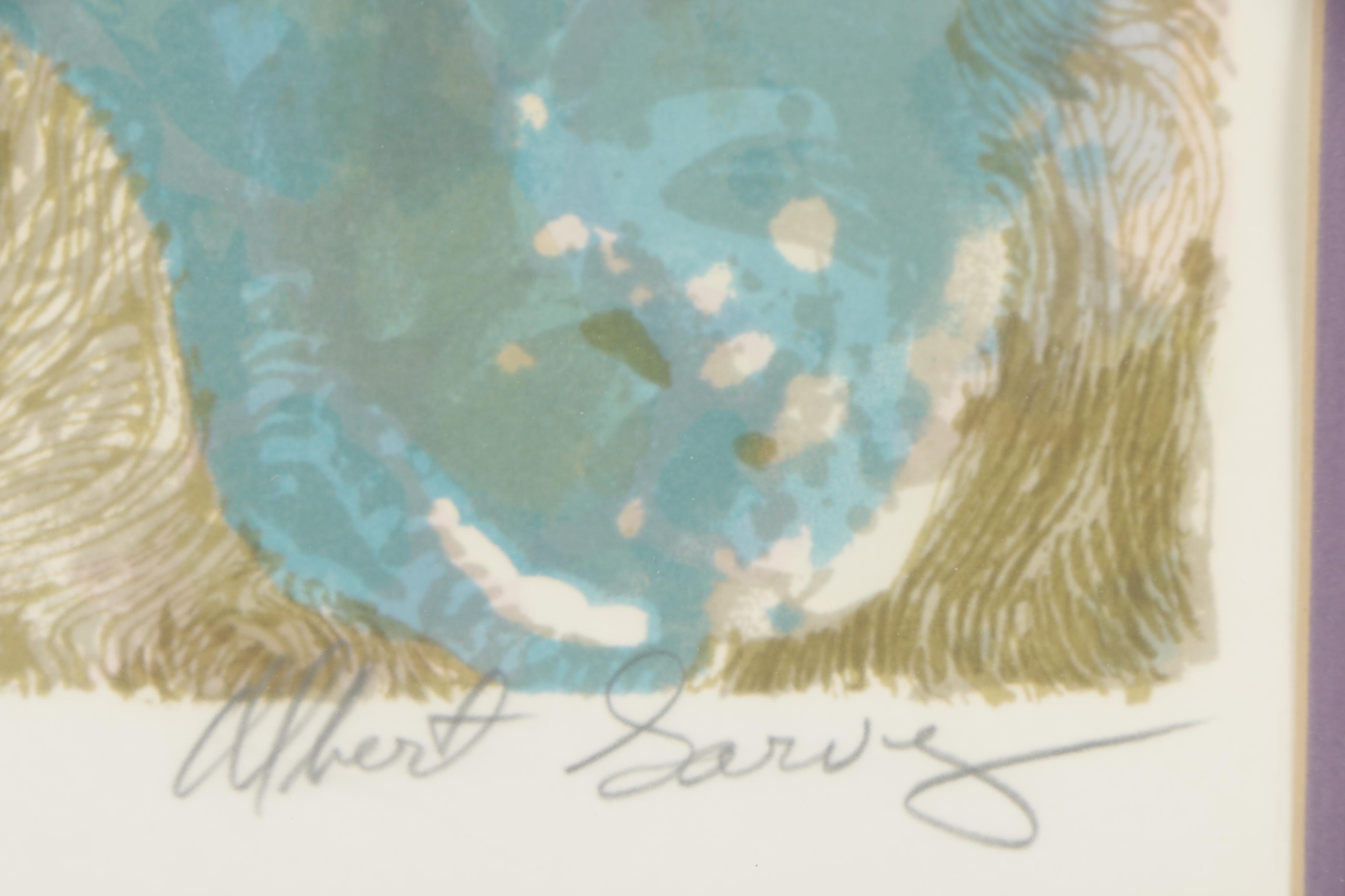 Albert Garvey Color Lithograph "Capricorn"