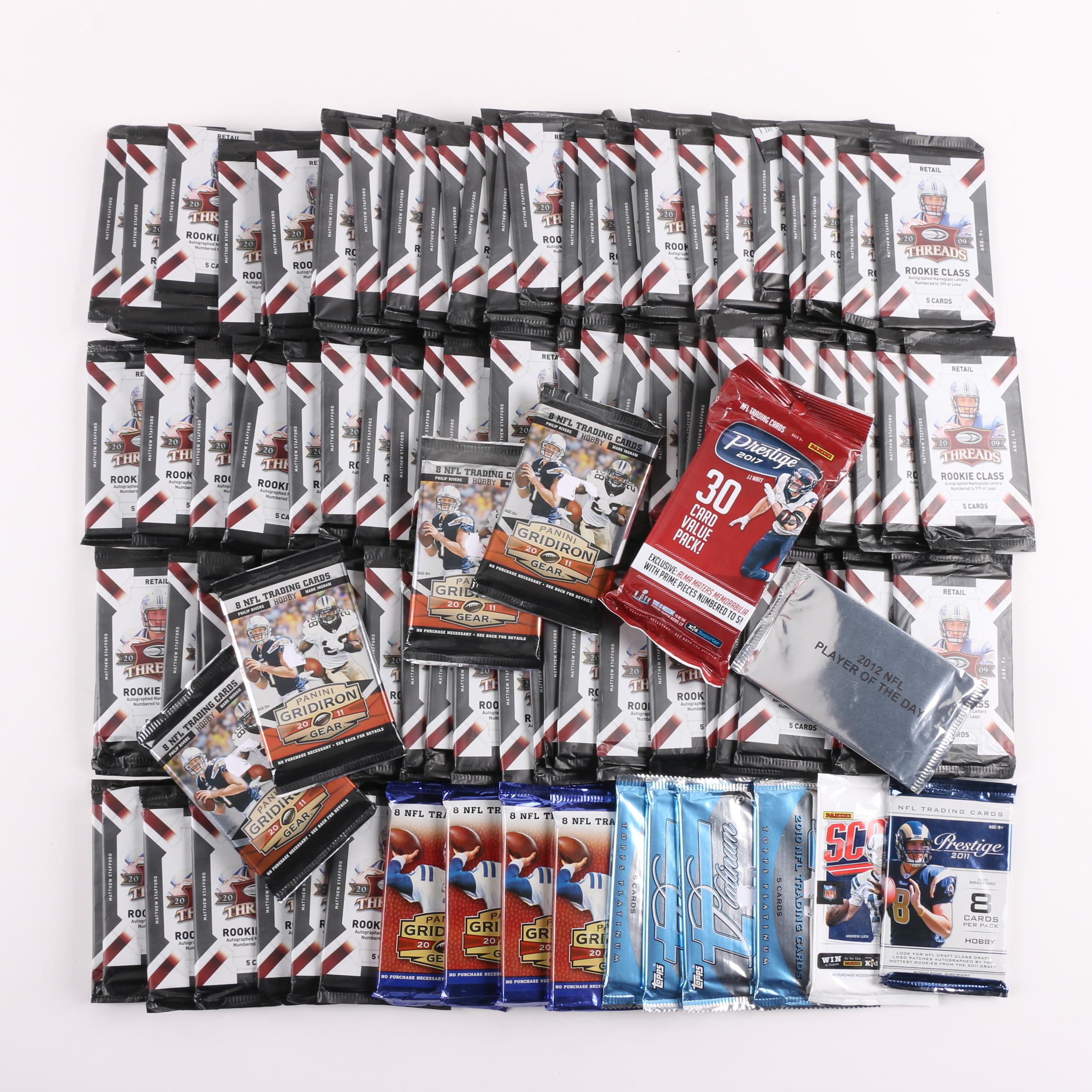 108 Packs of Football Cards