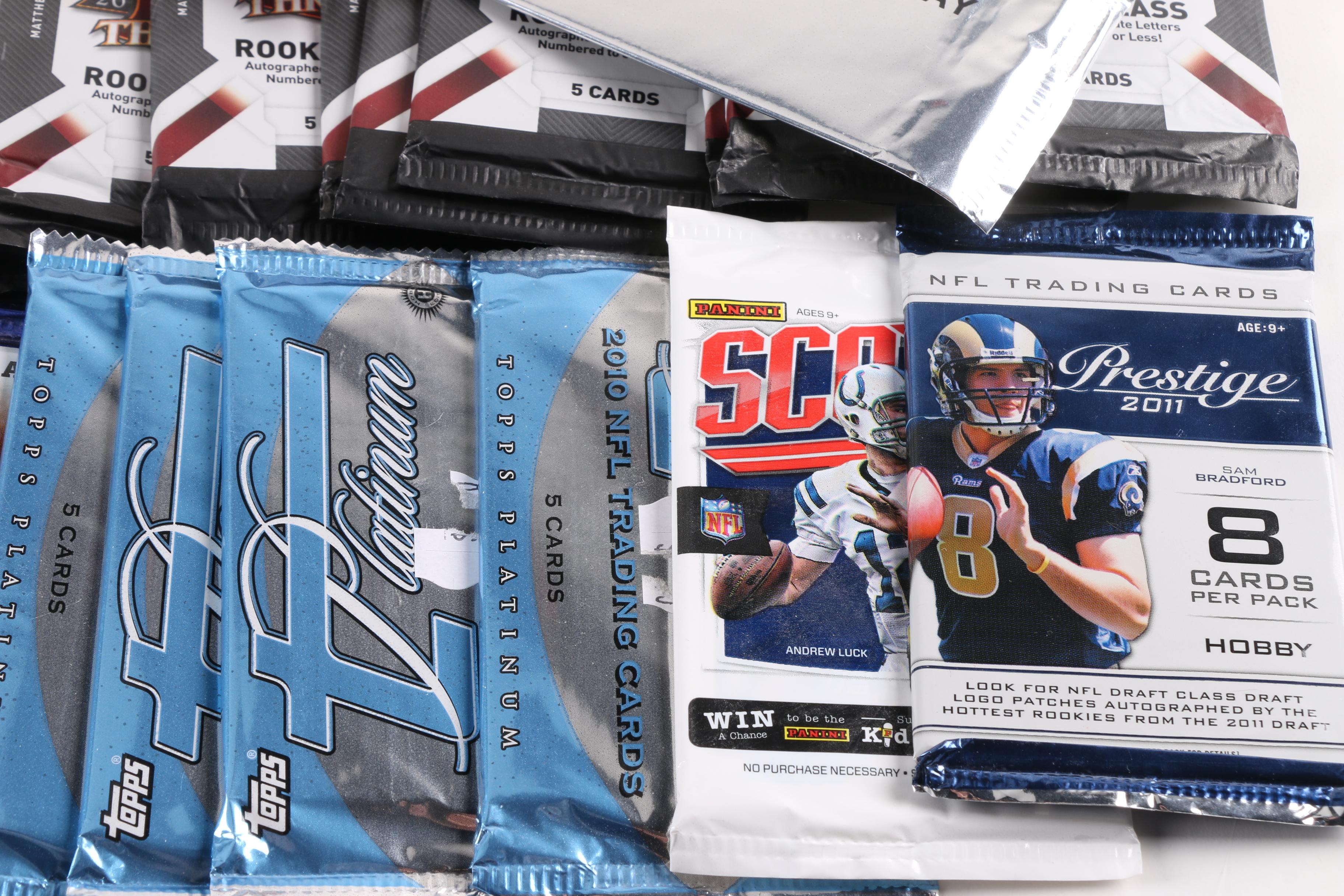 108 Packs of Football Cards