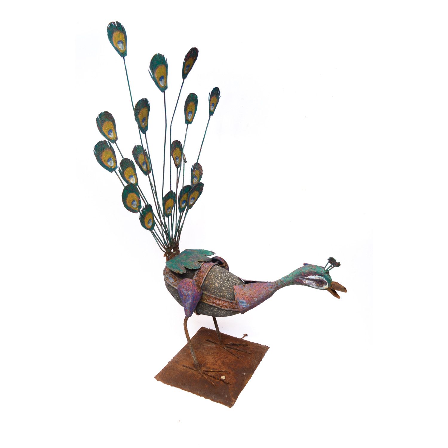 Metal Garden Peacock