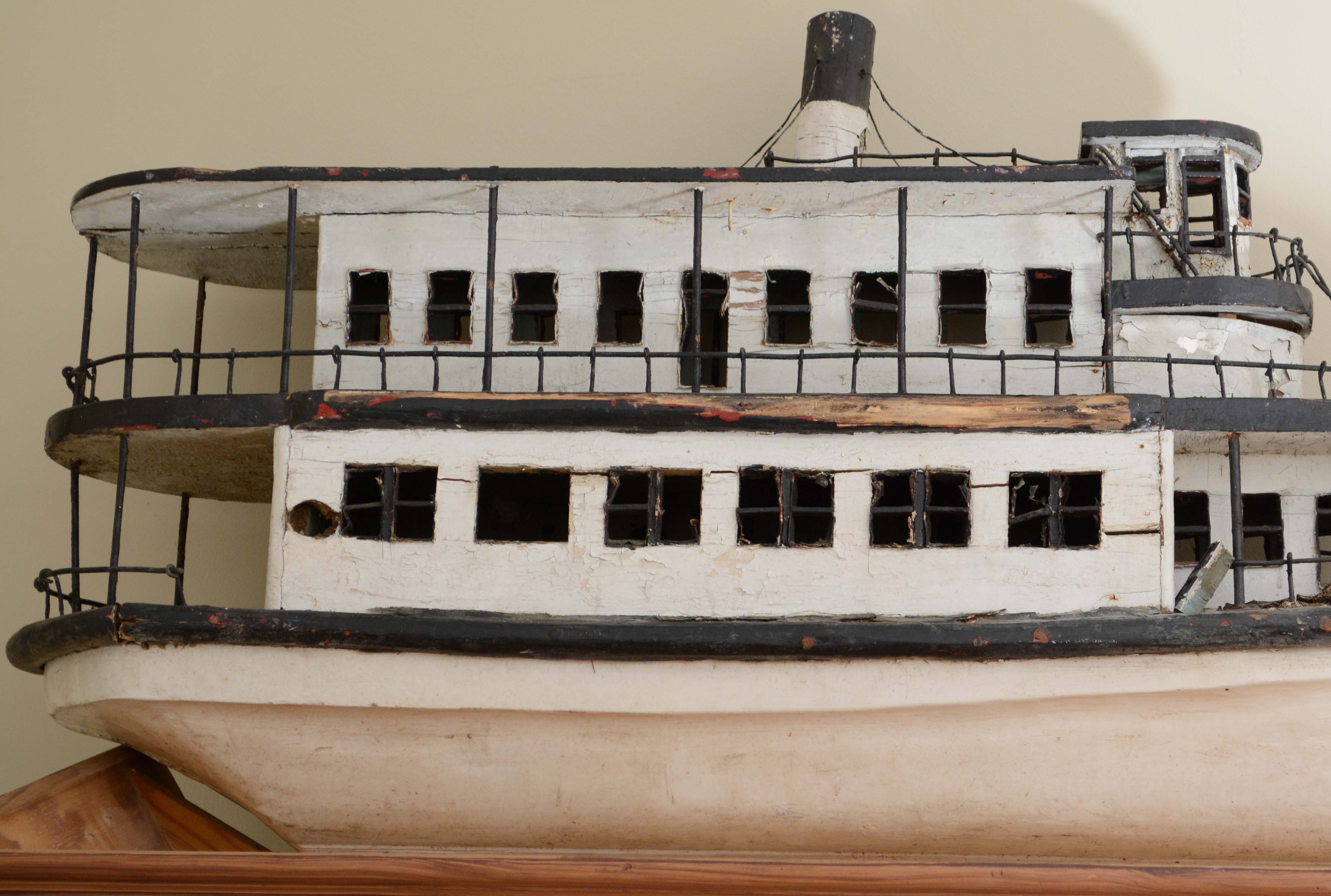 Vintage Replica of the Double Decker Steamboat "Nobska"