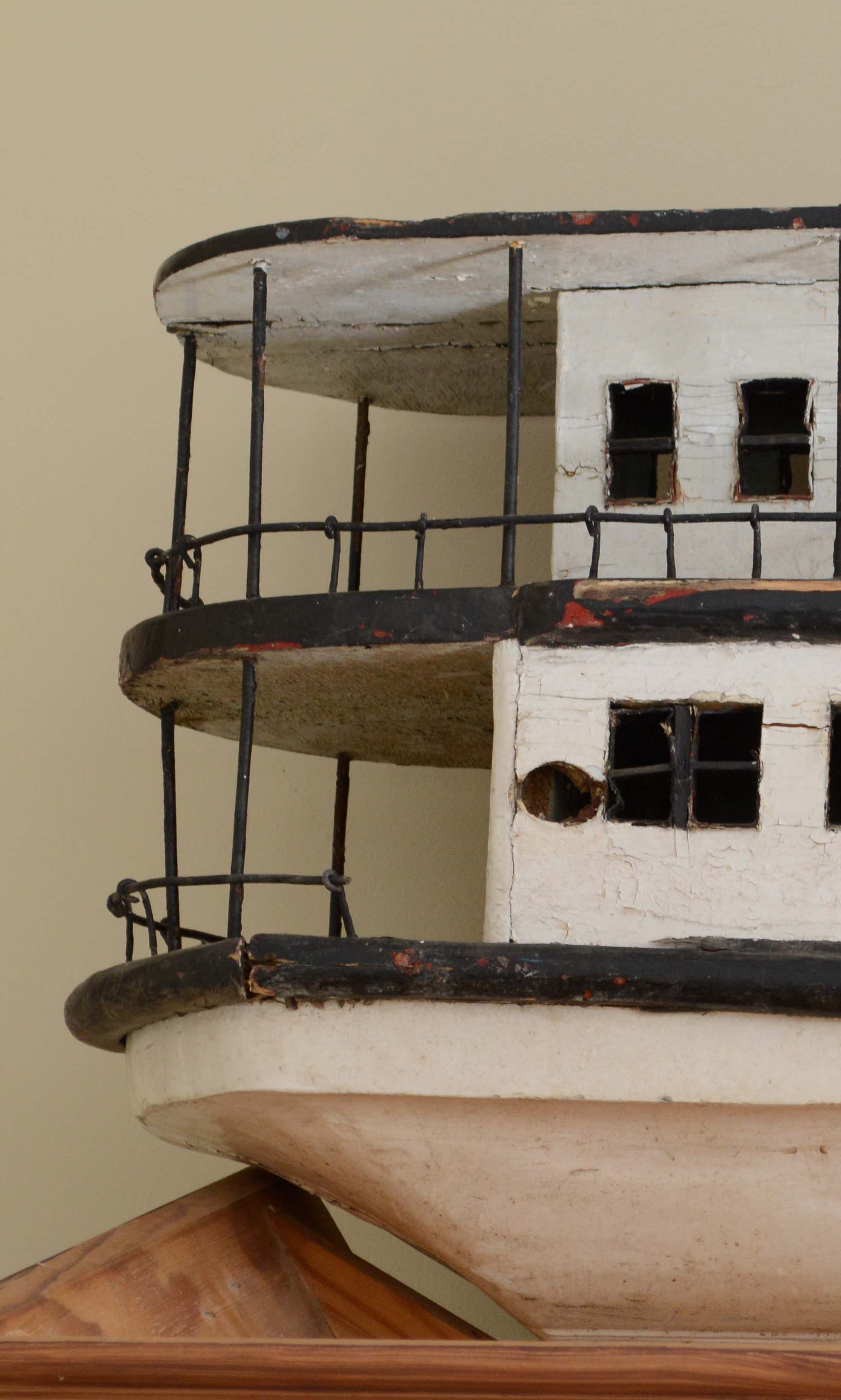 Vintage Replica of the Double Decker Steamboat "Nobska"