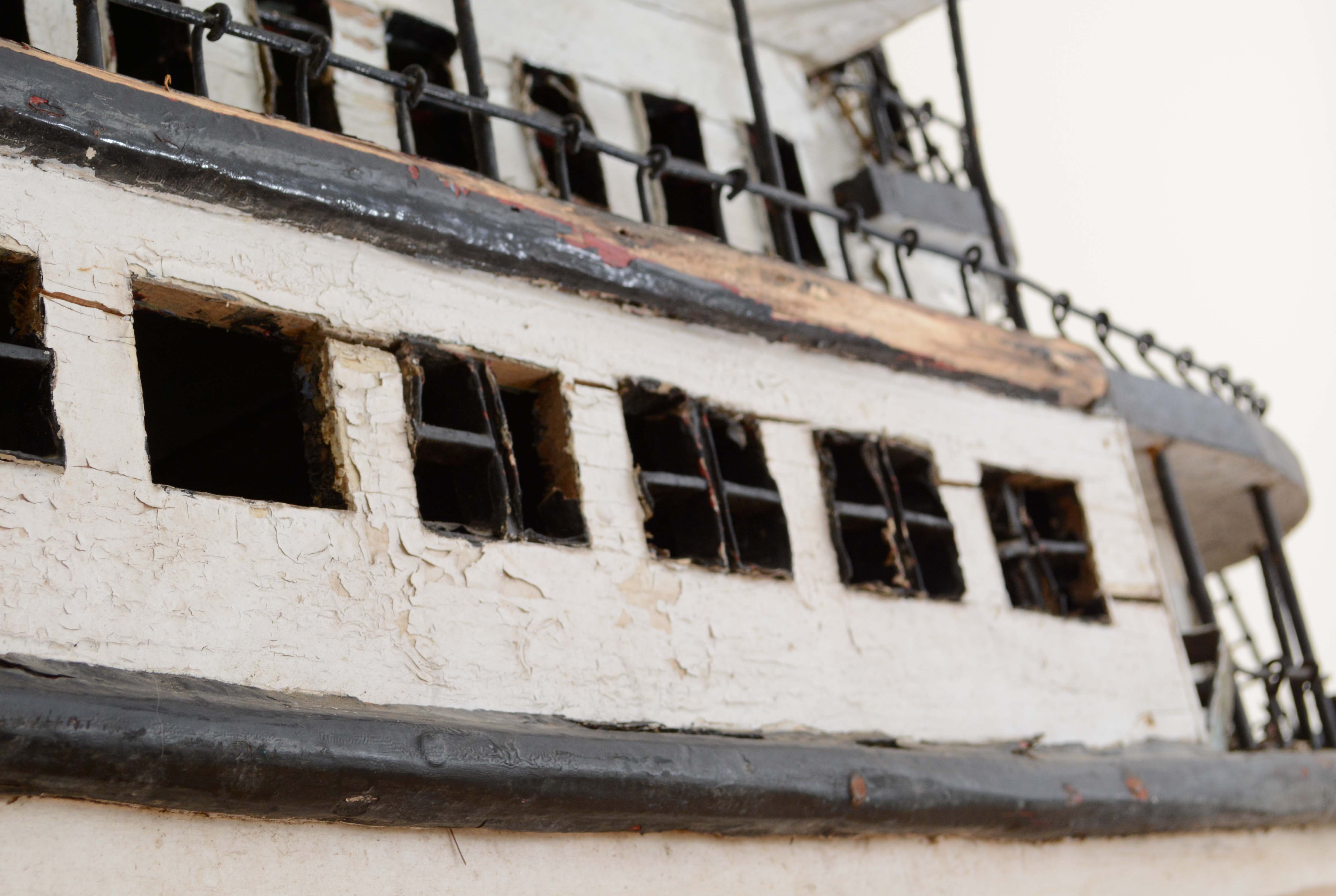 Vintage Replica of the Double Decker Steamboat "Nobska"