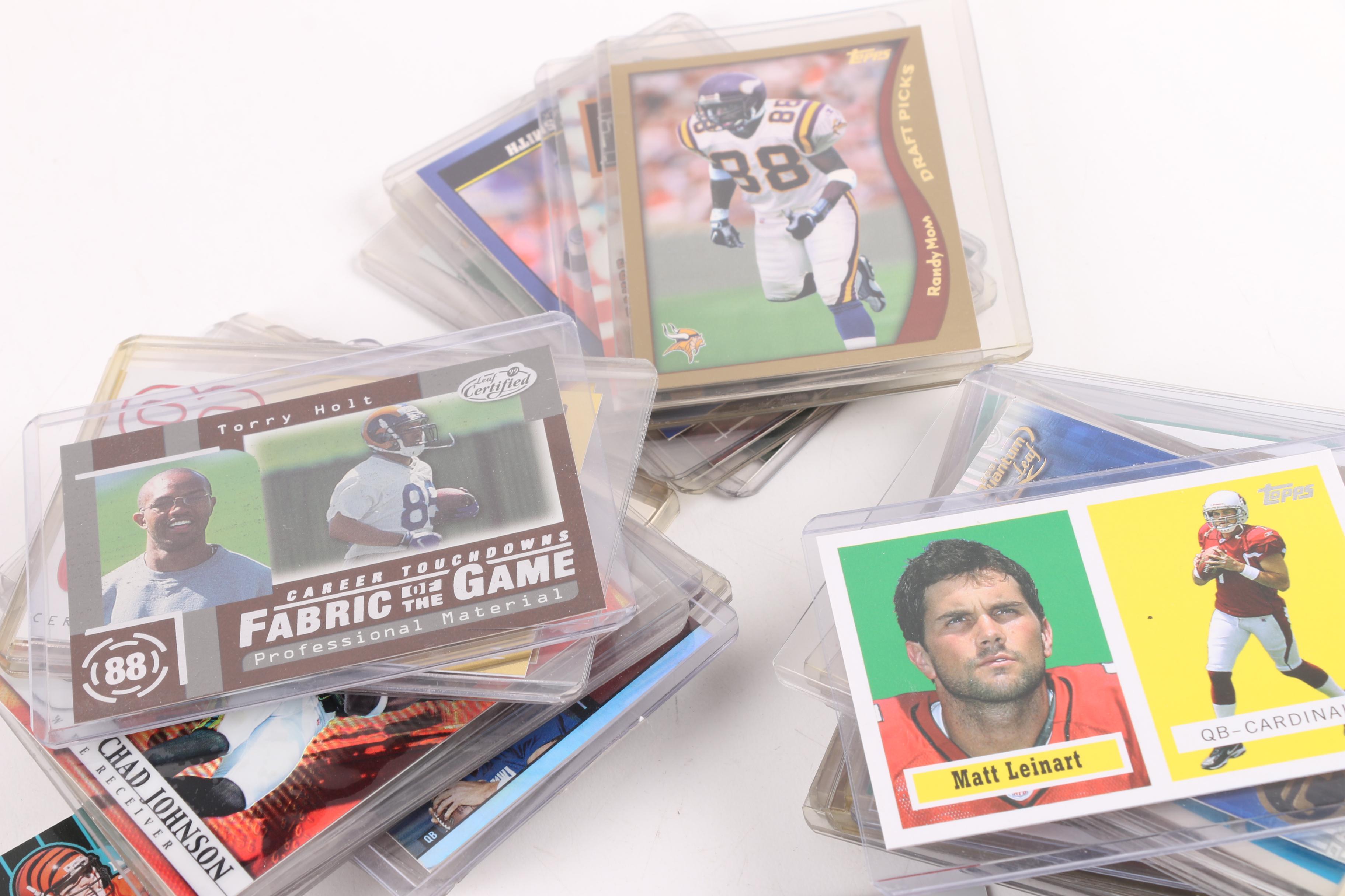 Football Cards Featuring Tom Brady and Troy Aikman