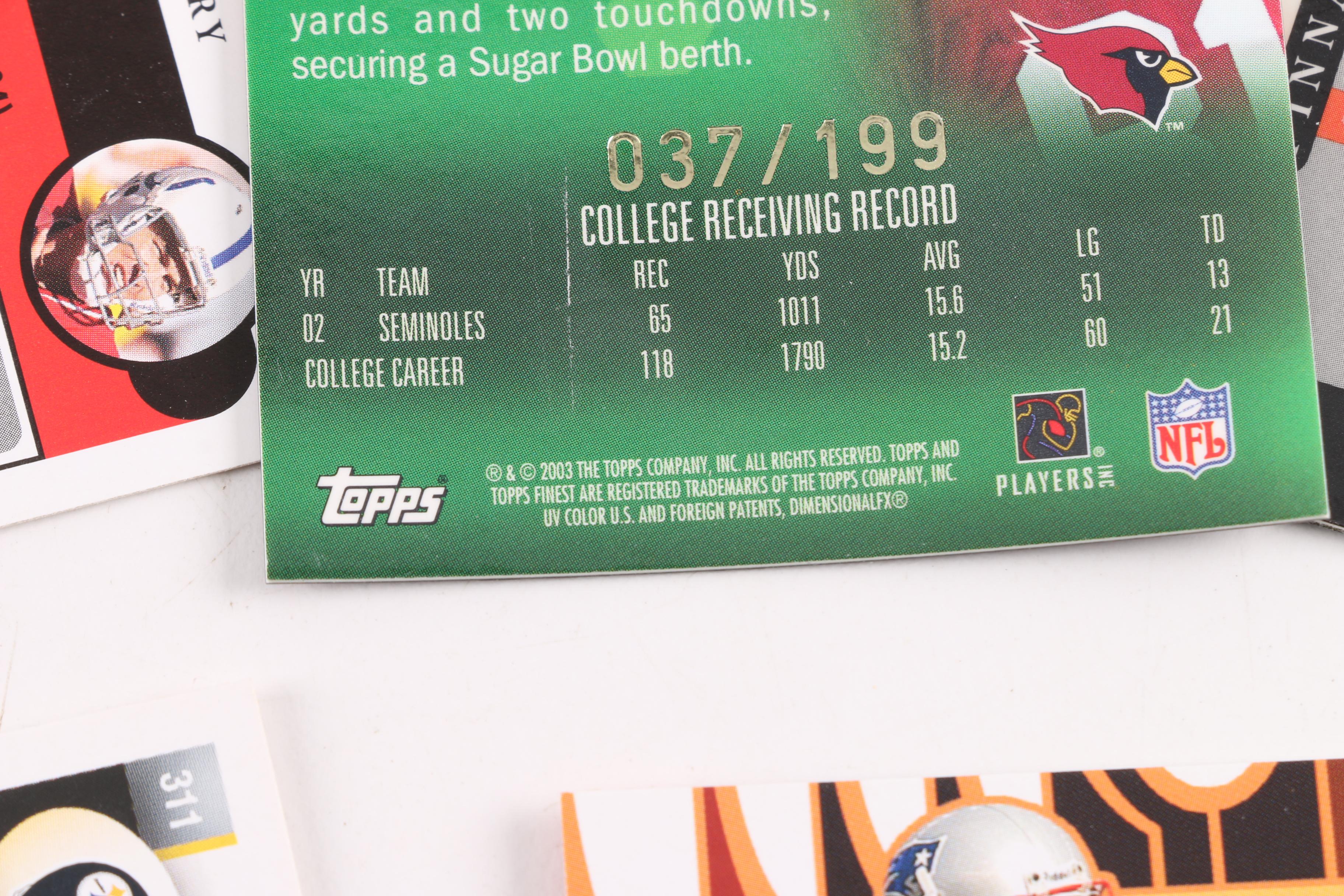 Football Cards Featuring Tom Brady and Troy Aikman