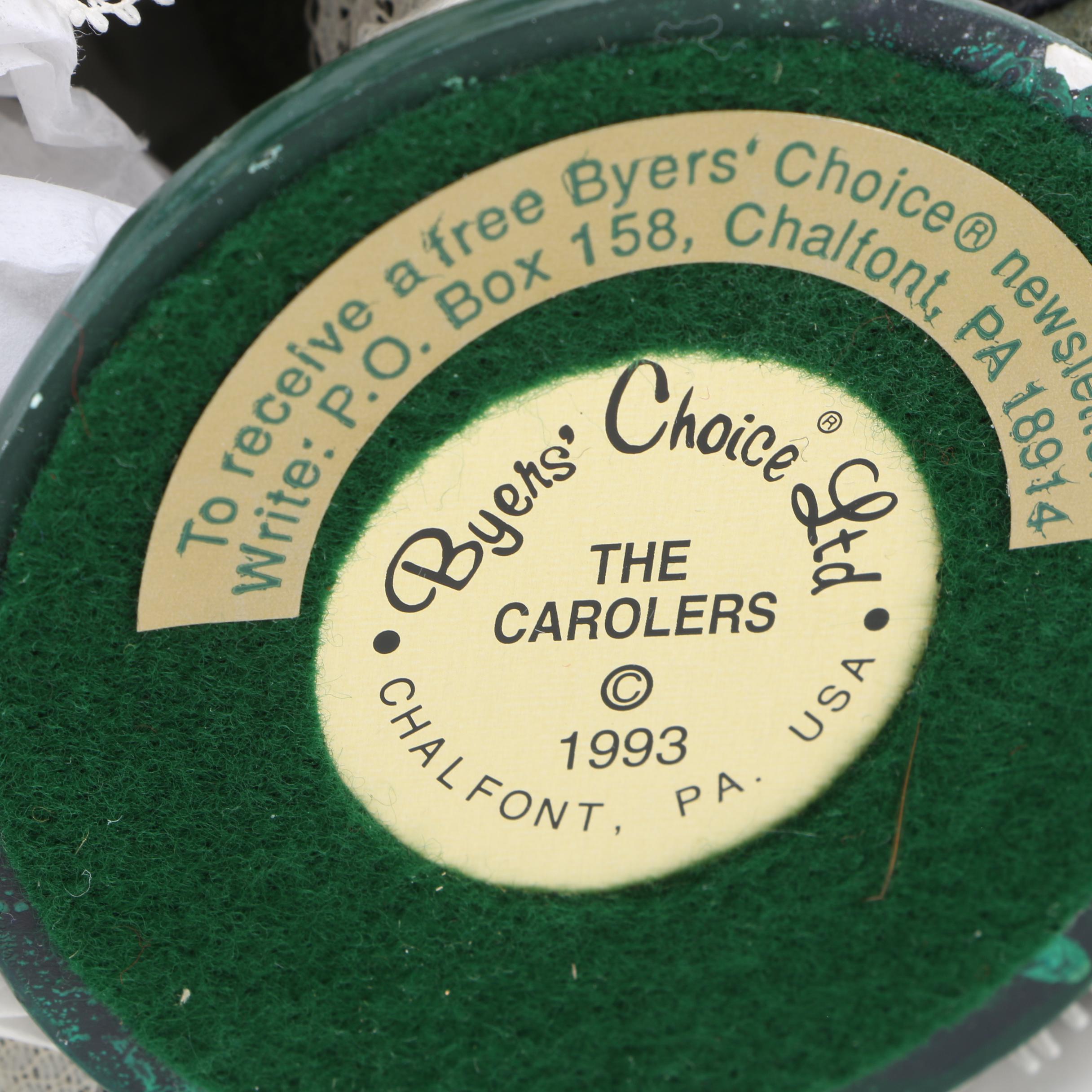 Byers' Choice "The Carolers" Figurines for The Salvation Army