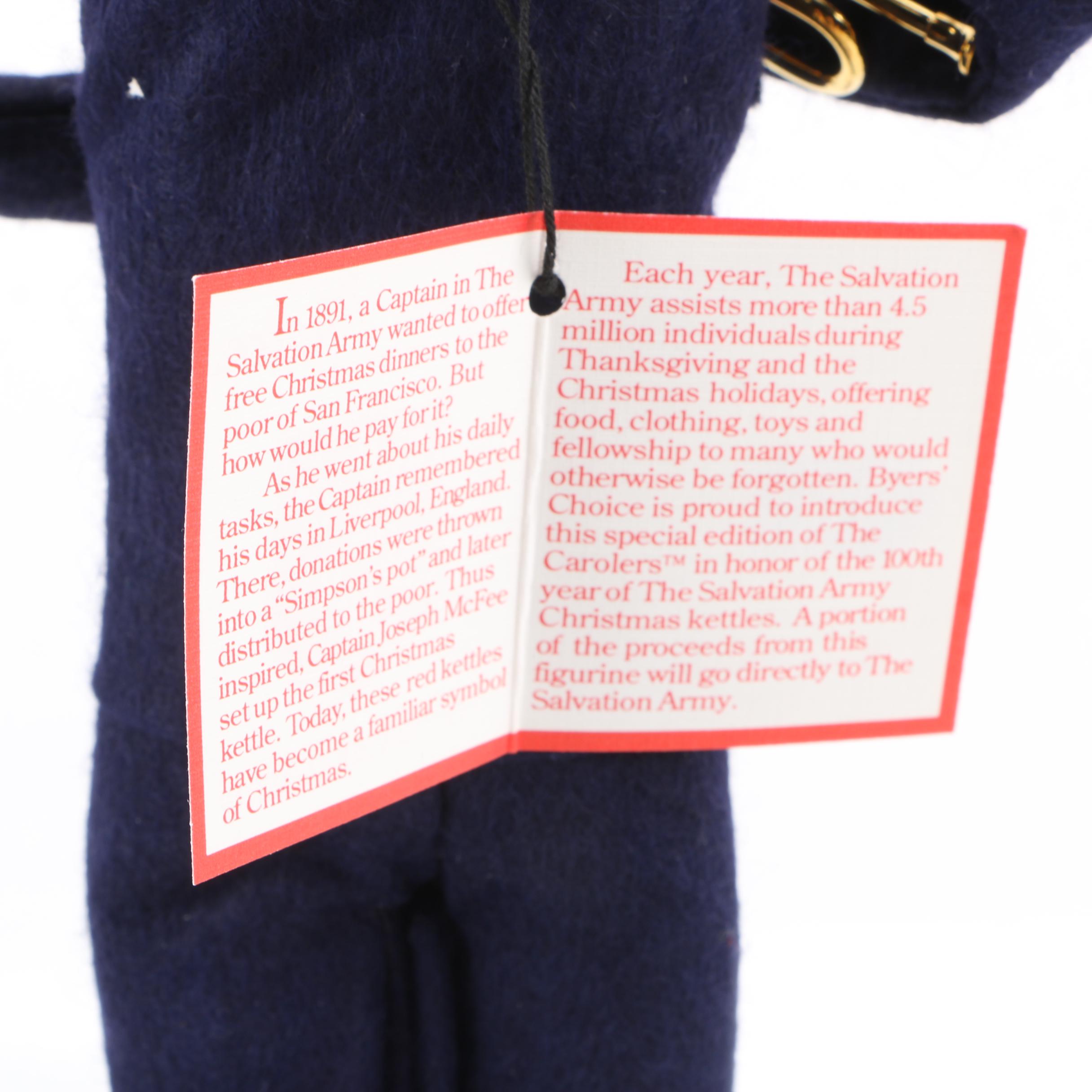 Byers' Choice "The Carolers" Figurines for The Salvation Army