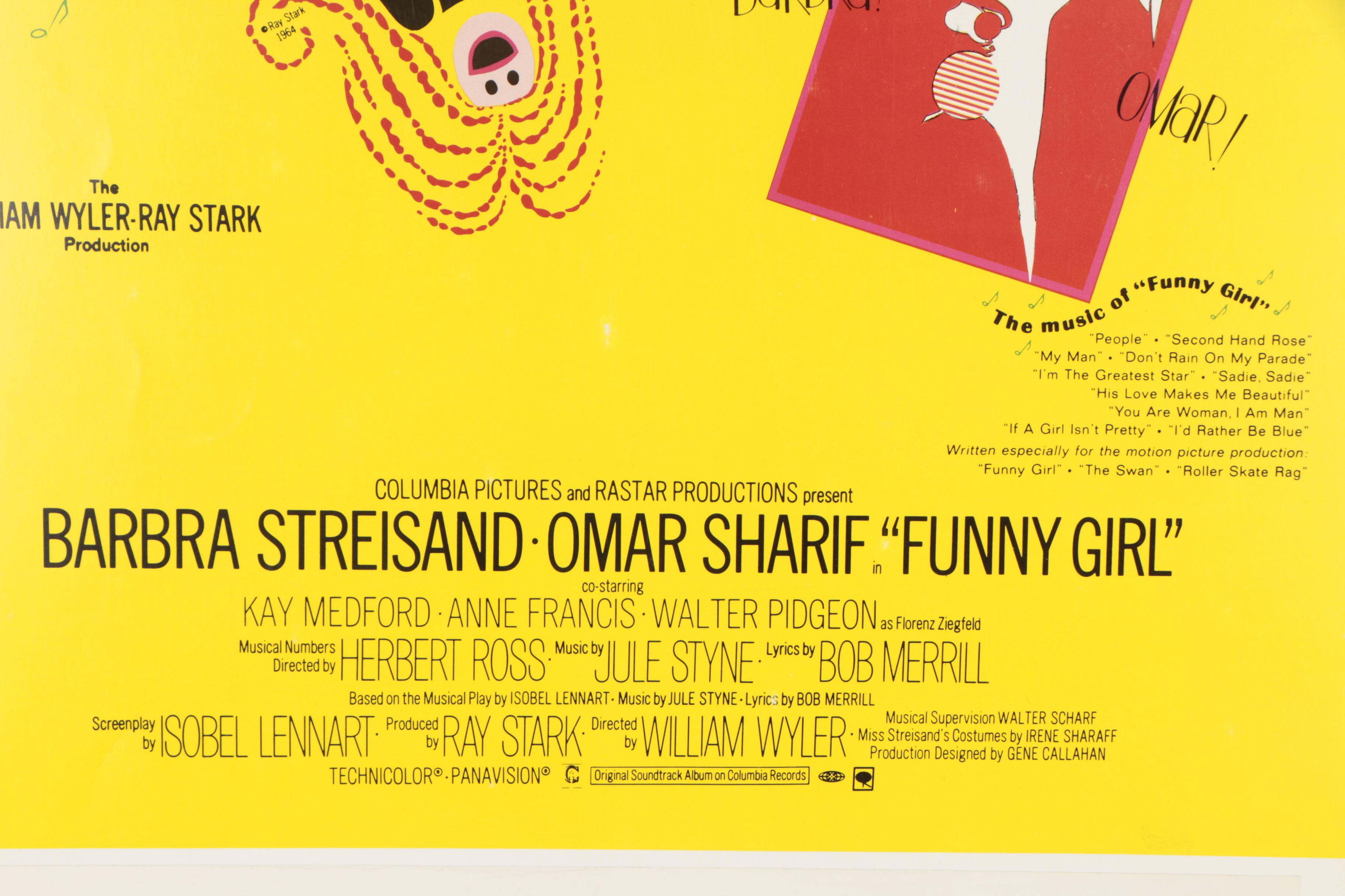 Vintage Offset Lithographic Movie Advertising Posters