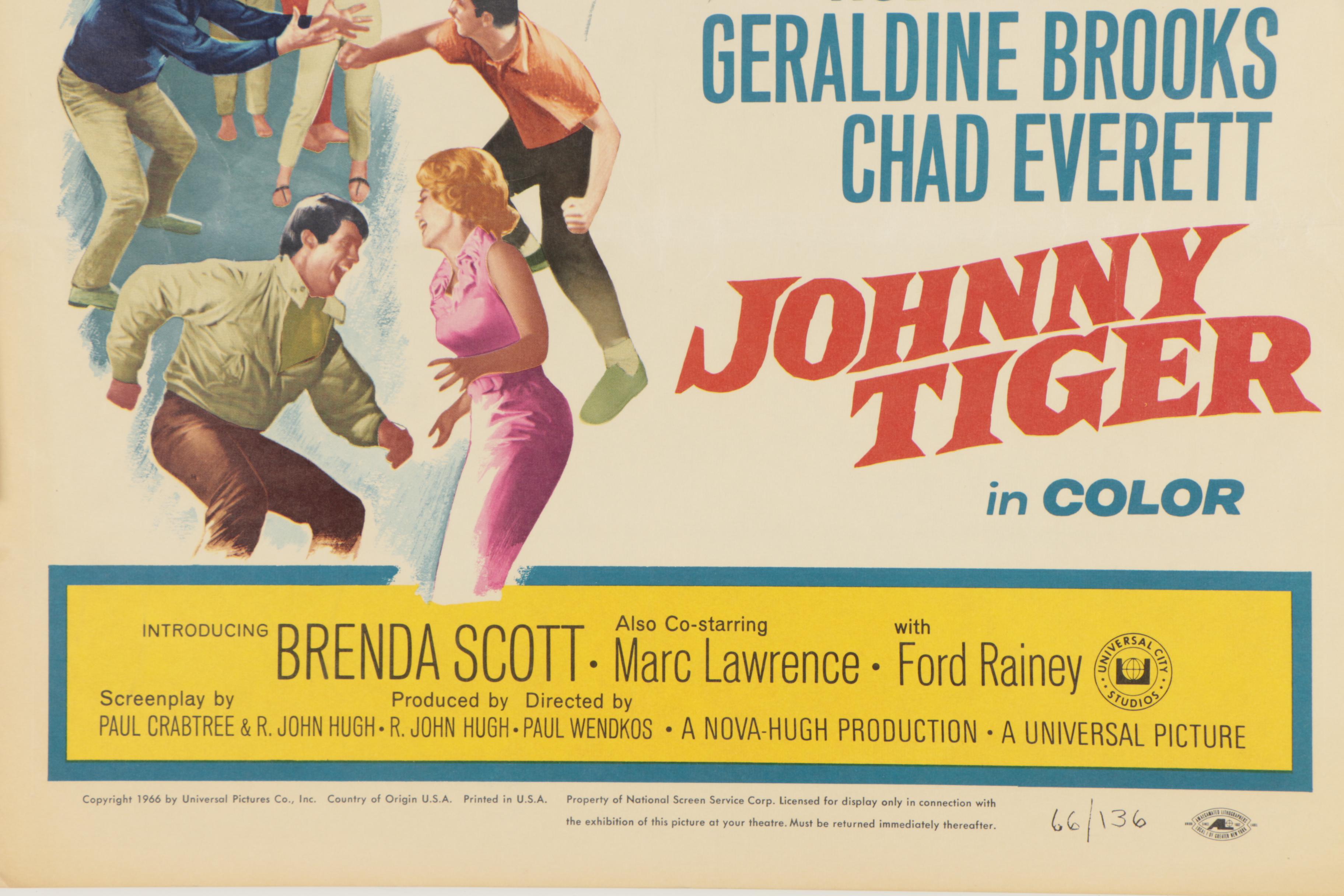 Vintage Offset Lithographic Movie Advertising Posters