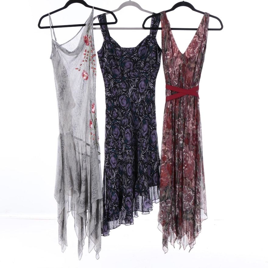 Women's Silk Sleeveless Dresses Including Laundry by Shelli Segal