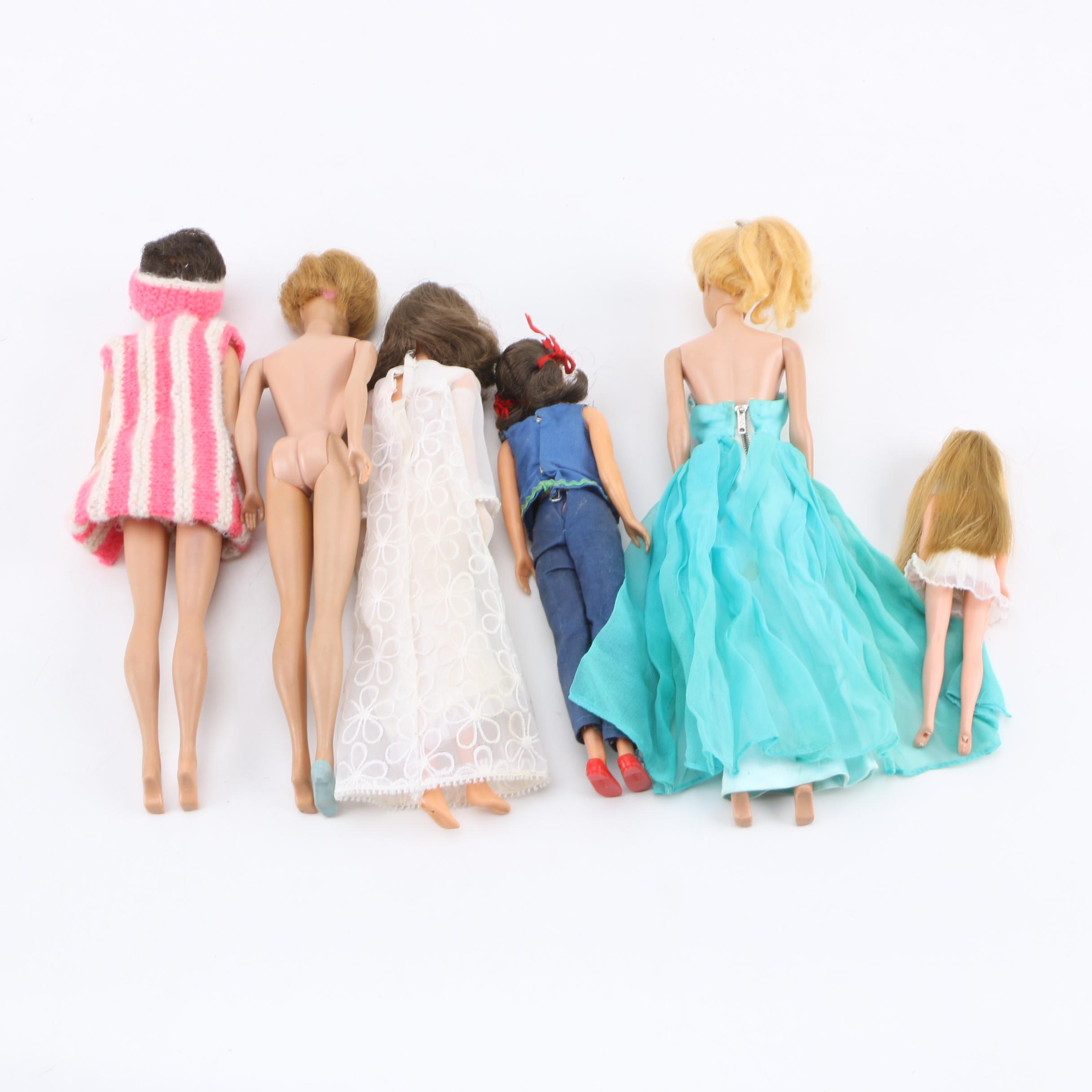 1960s Mattel "Barbie and Friends" Fashion Dolls