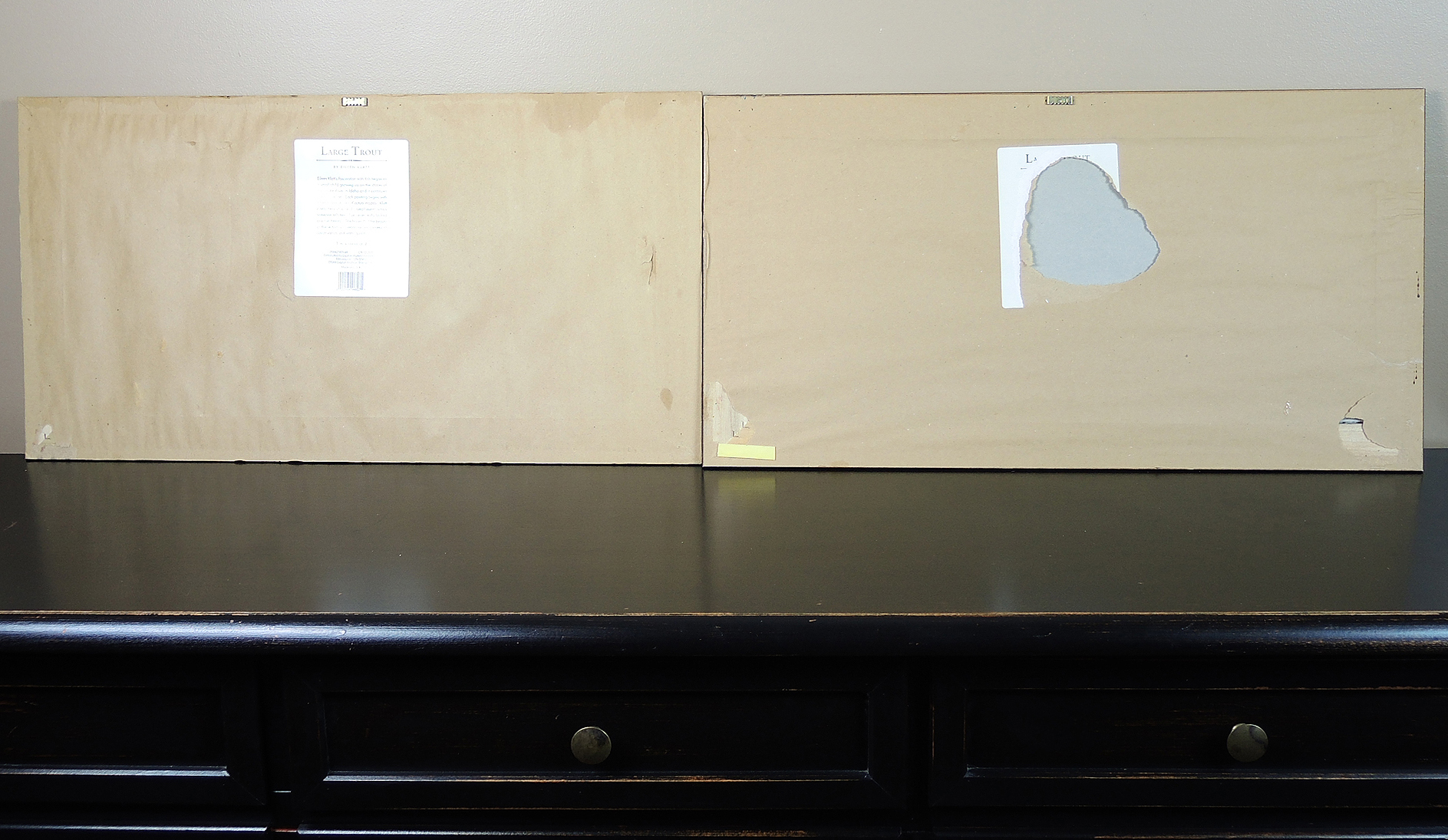 Set of Framed Fish Prints After Eileen Klatt