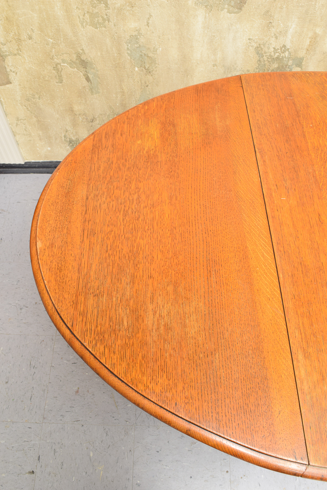 Vintage Oak Gateleg Dining Table