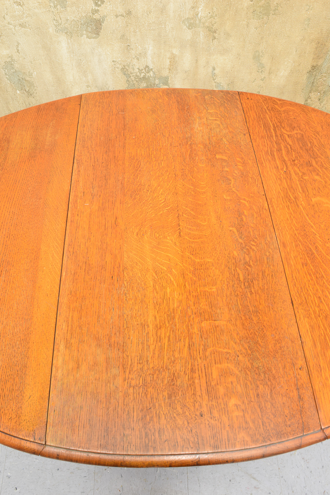 Vintage Oak Gateleg Dining Table