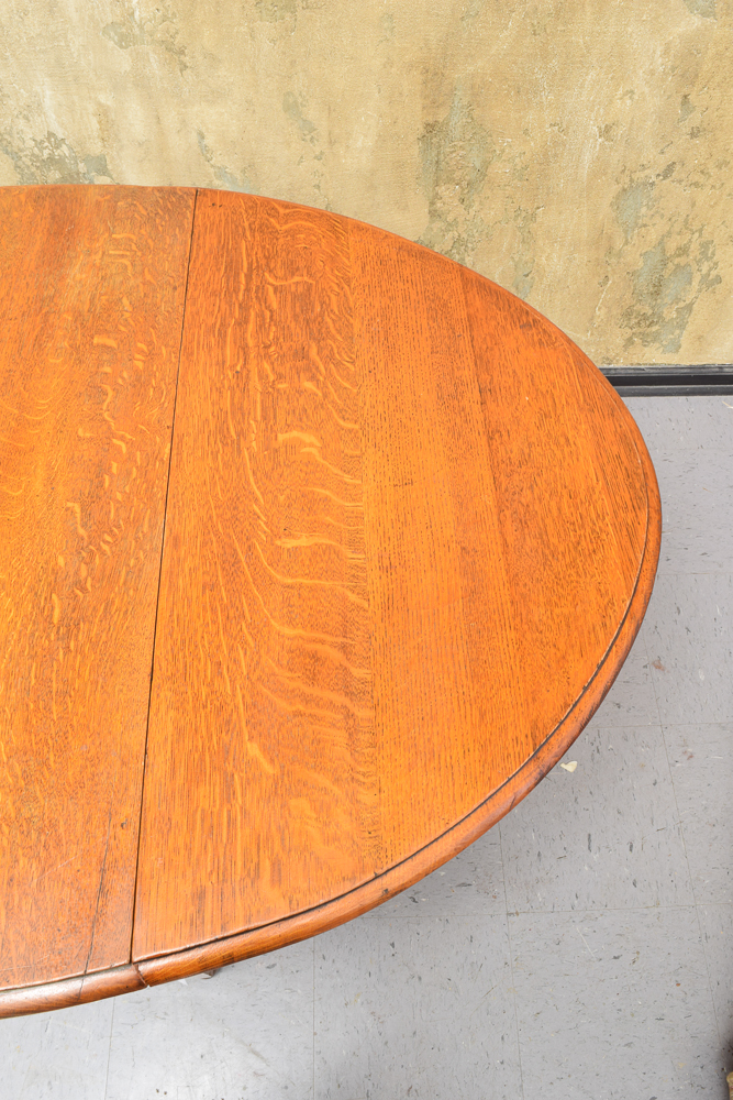 Vintage Oak Gateleg Dining Table
