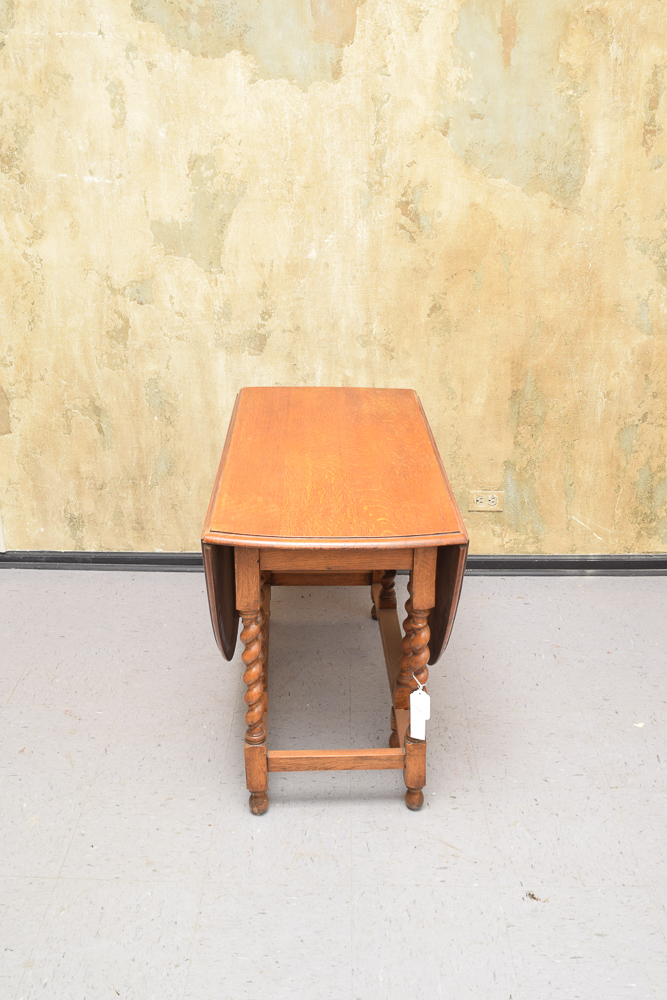 Vintage Oak Gateleg Dining Table