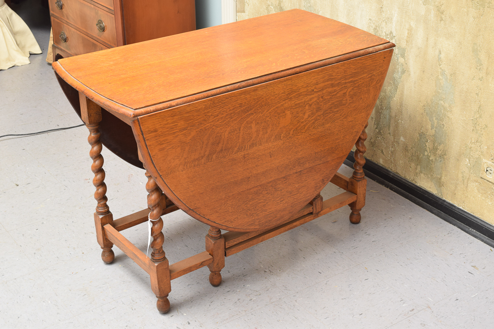 Vintage Oak Gateleg Dining Table