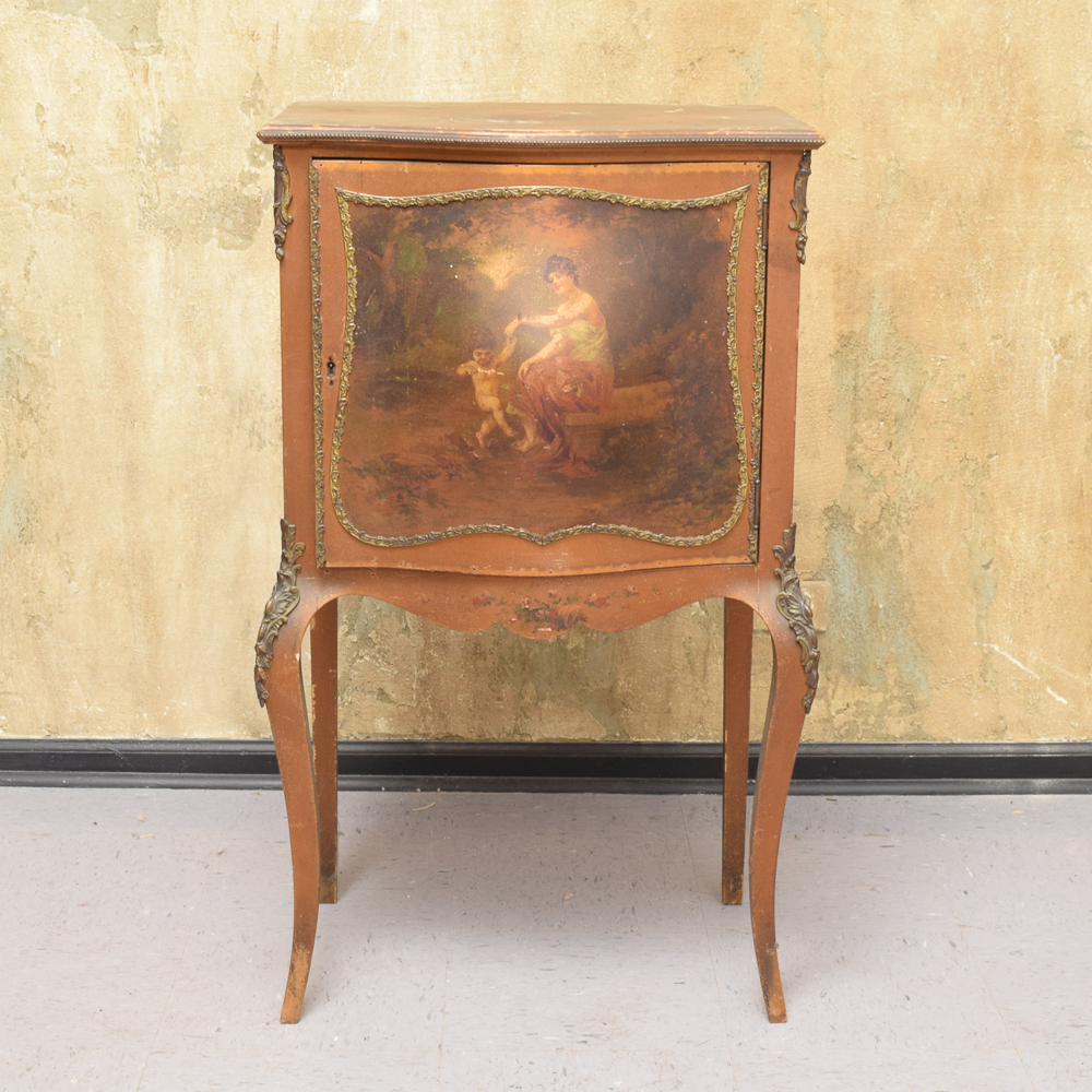 1920s French Music Cabinet