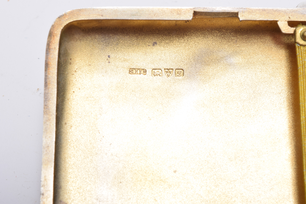 1911 Stokes & Ireland Ltd. Sterling Silver Cigarette Case with Match Safe