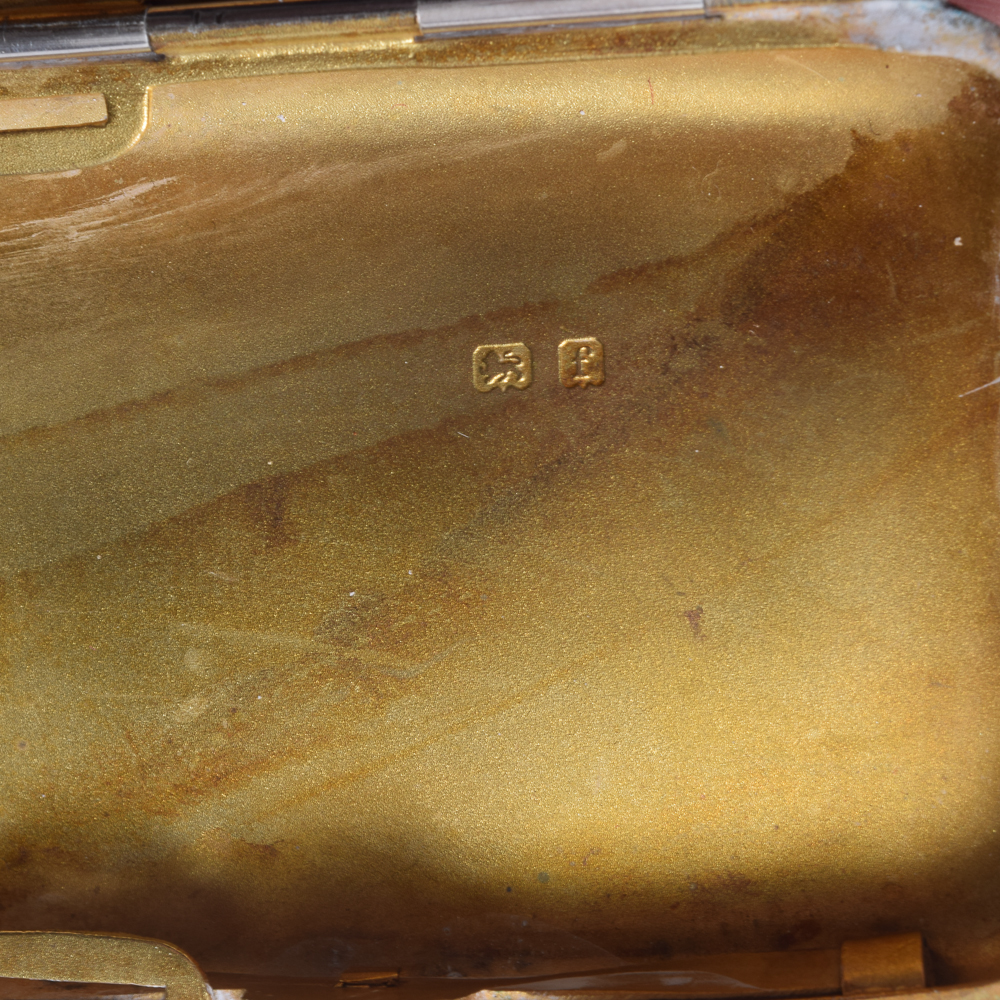 1911 Stokes & Ireland Ltd. Sterling Silver Cigarette Case with Match Safe