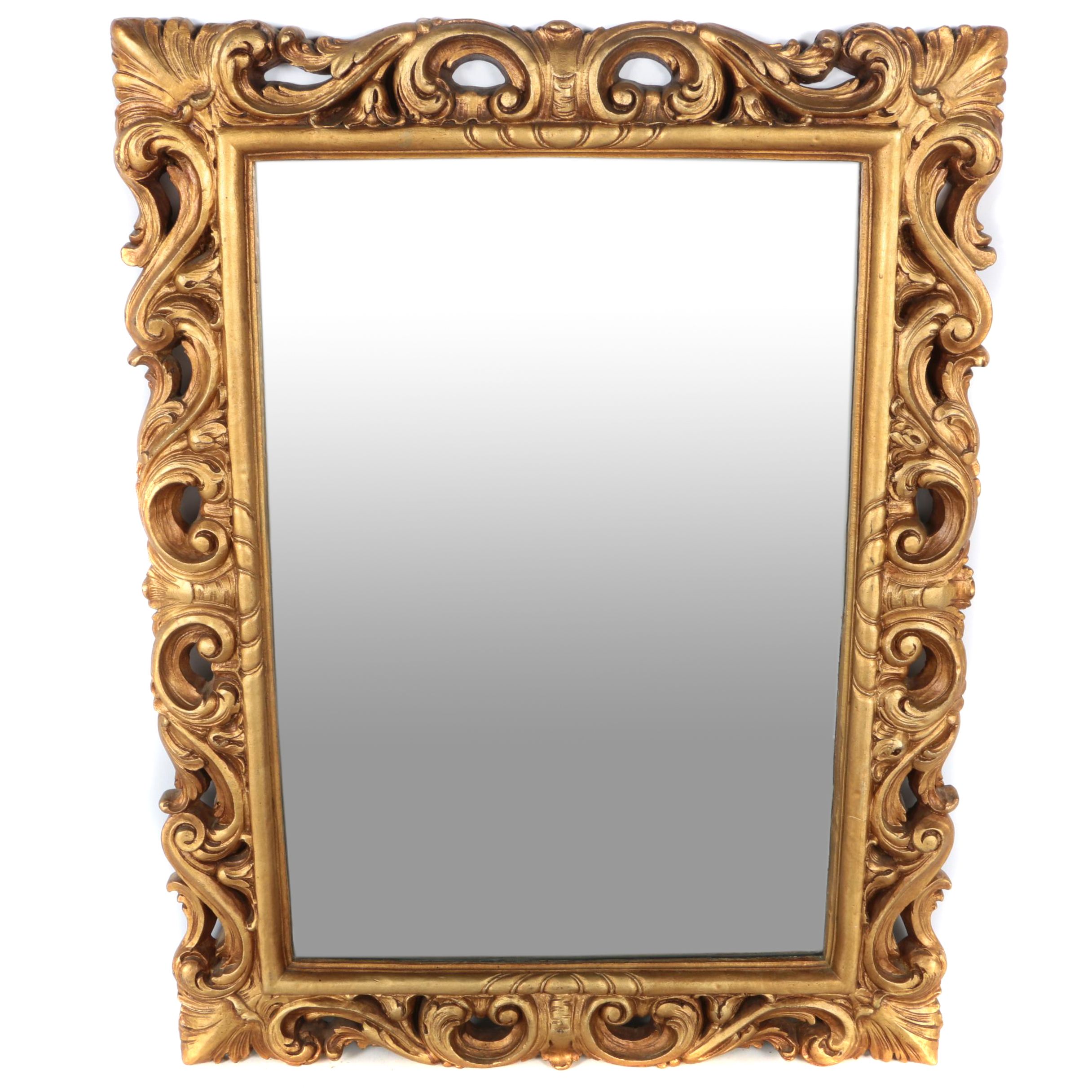 Quartite Creation Ornate Scrolling Foliate Wall Mirror