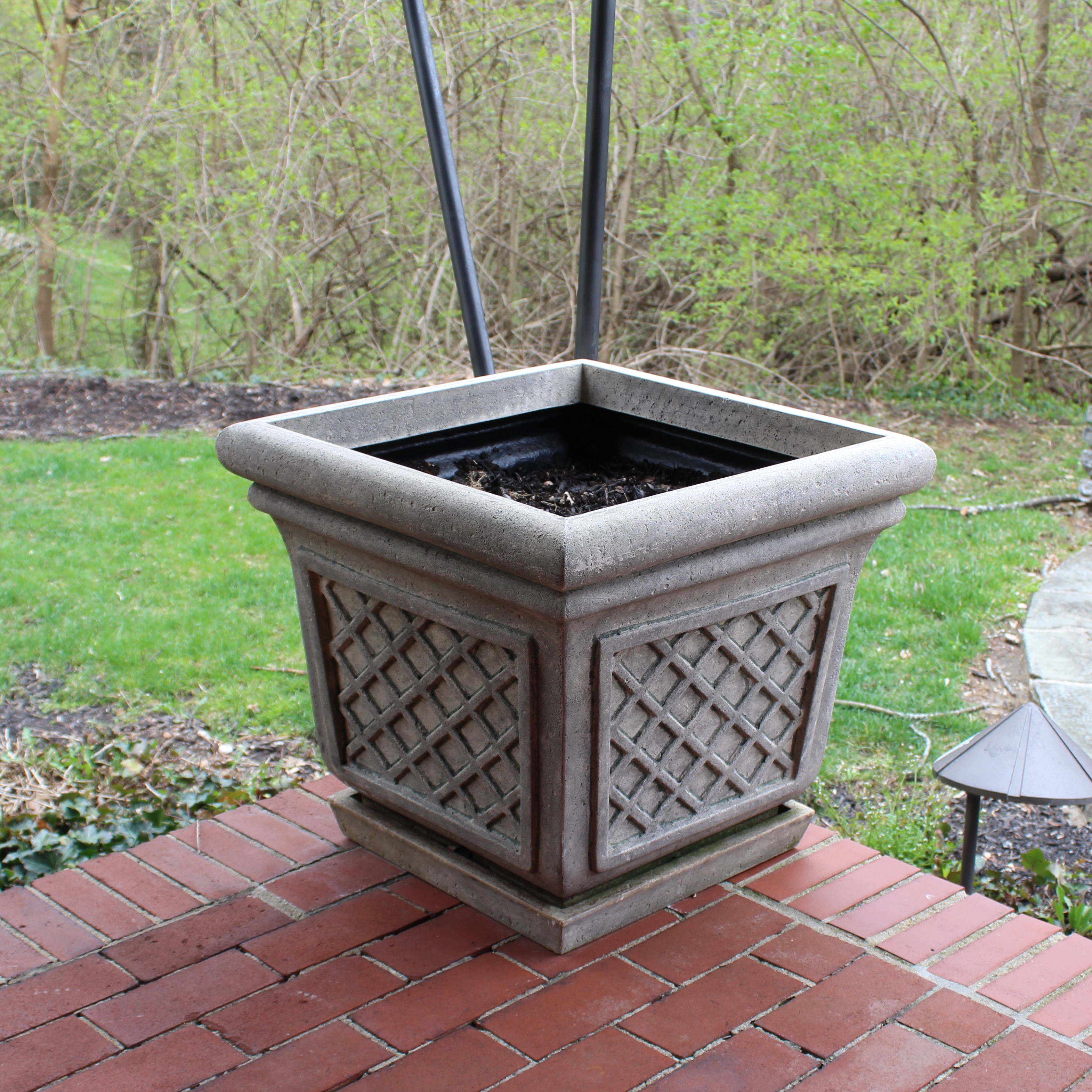 Six Matching Frontgate Outdoor Planters