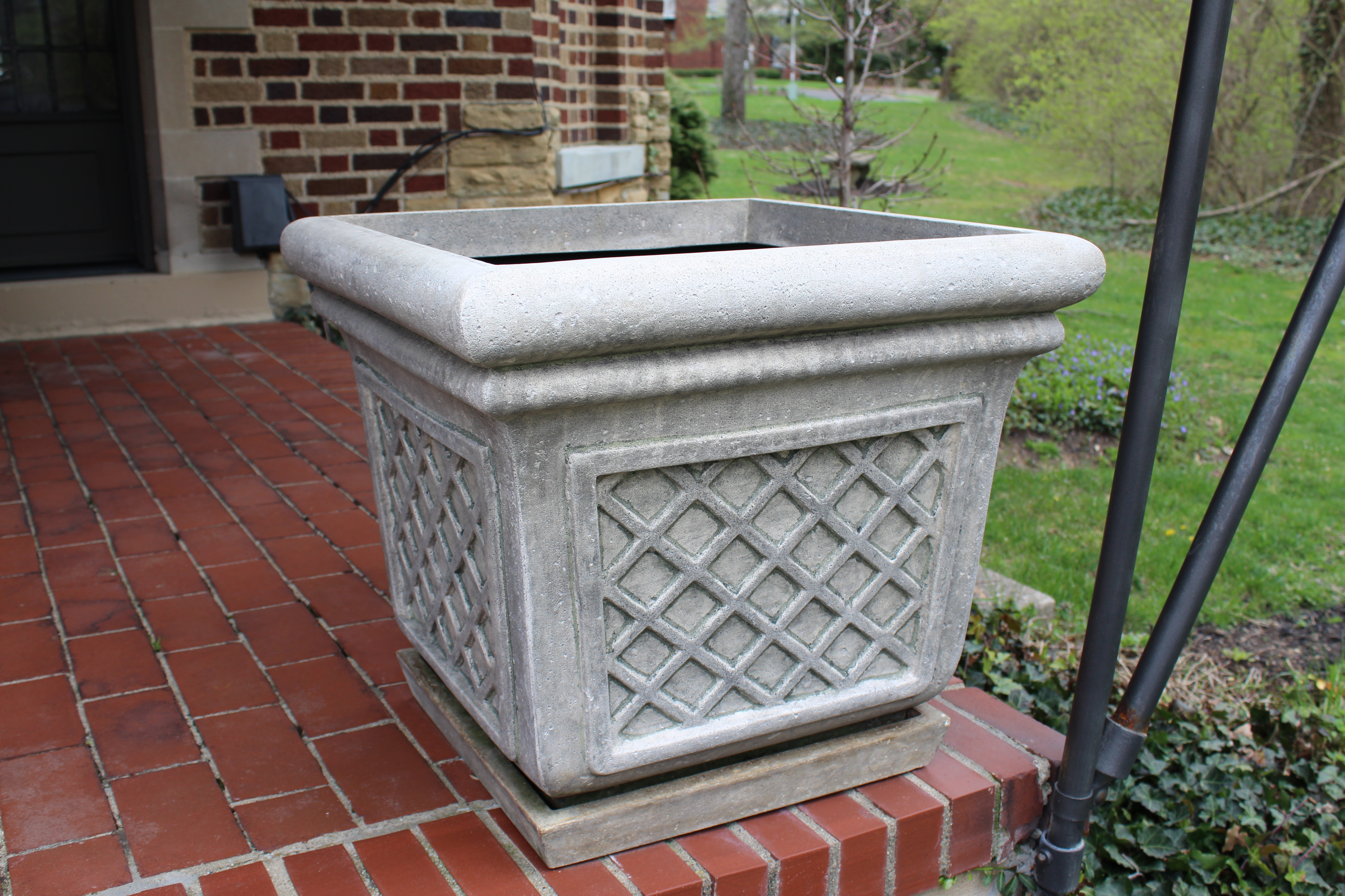 Six Matching Frontgate Outdoor Planters