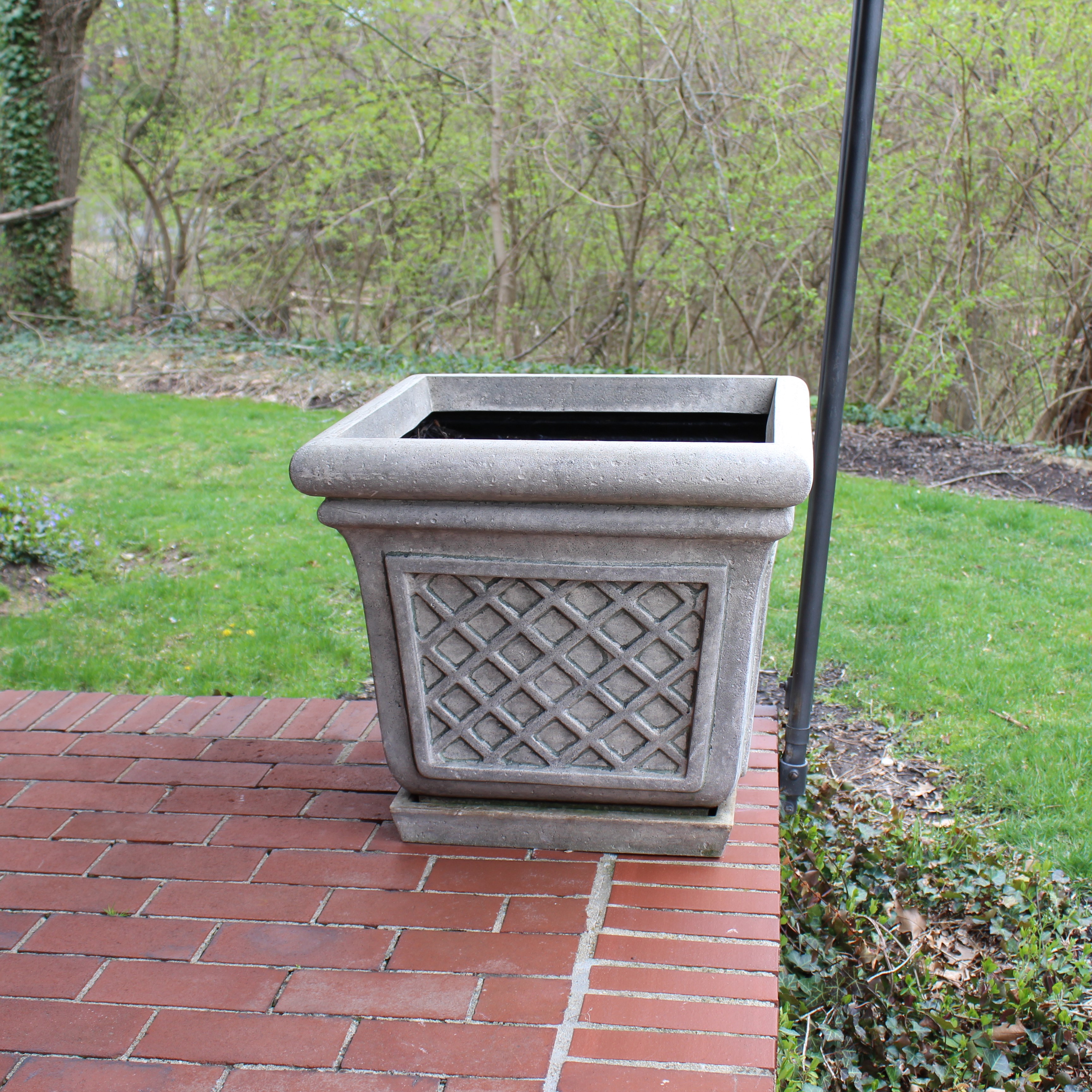 Six Matching Frontgate Outdoor Planters