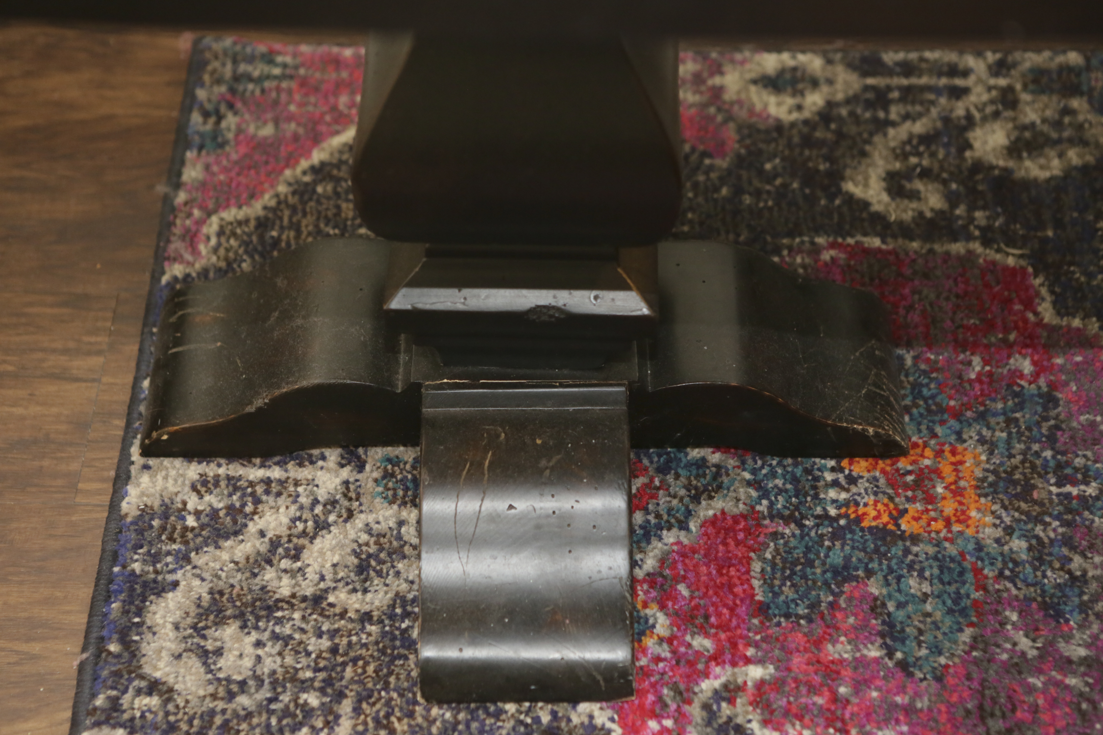 Vintage Pedestal End Table