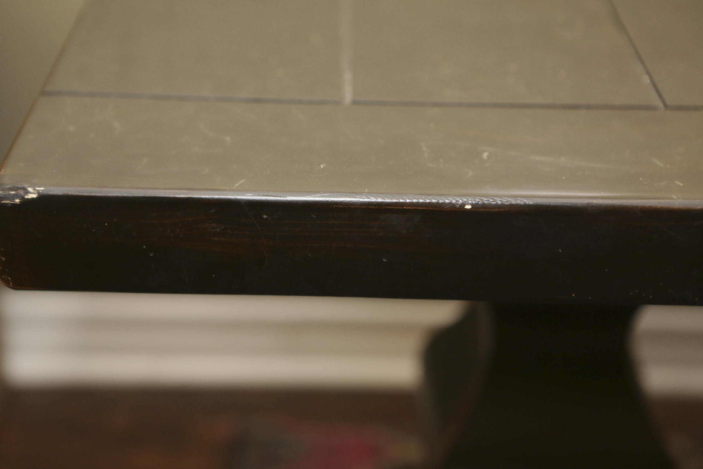 Vintage Pedestal End Table