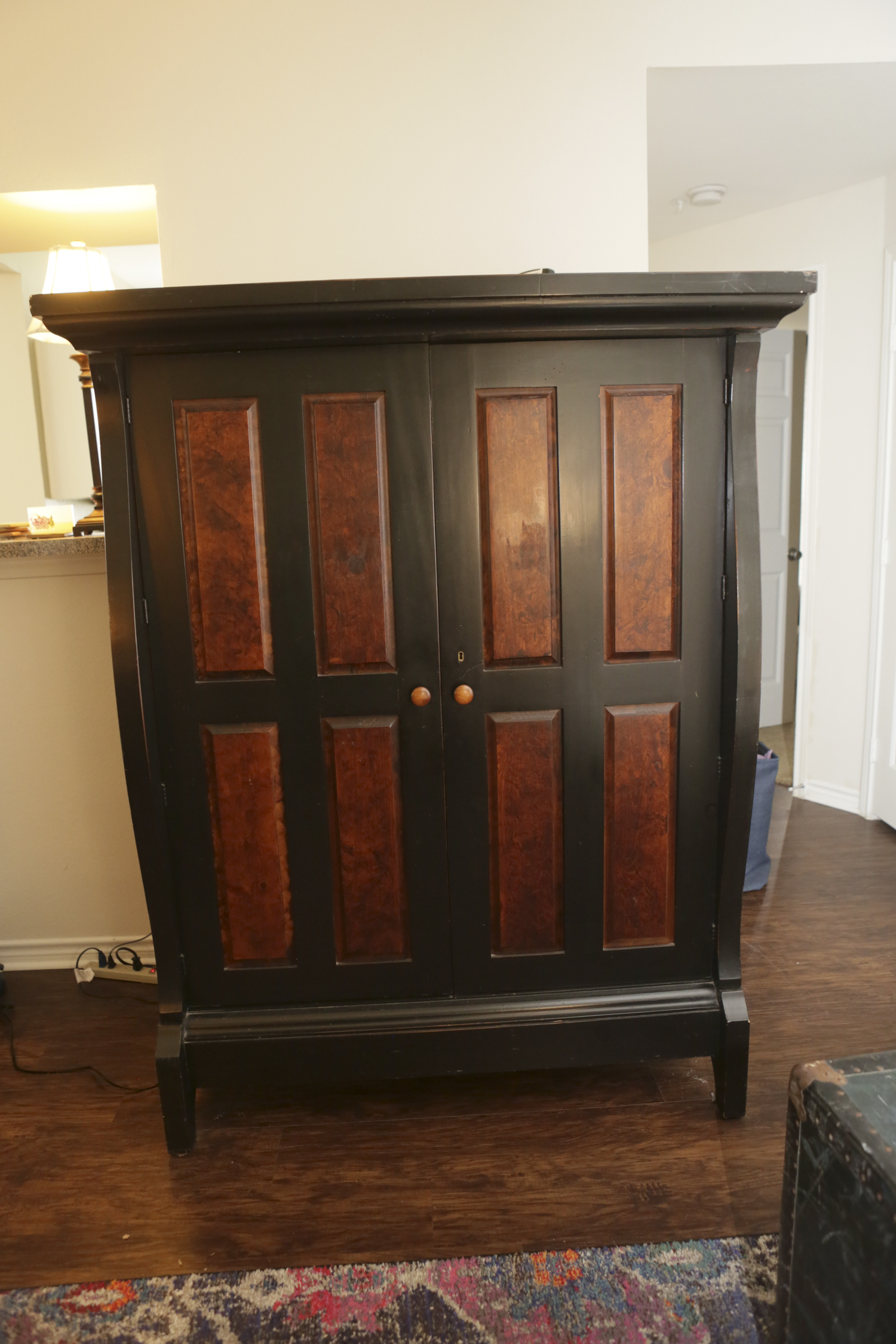 Mission Style Entertainment Armoire Designed by Jim Peed for Romweber