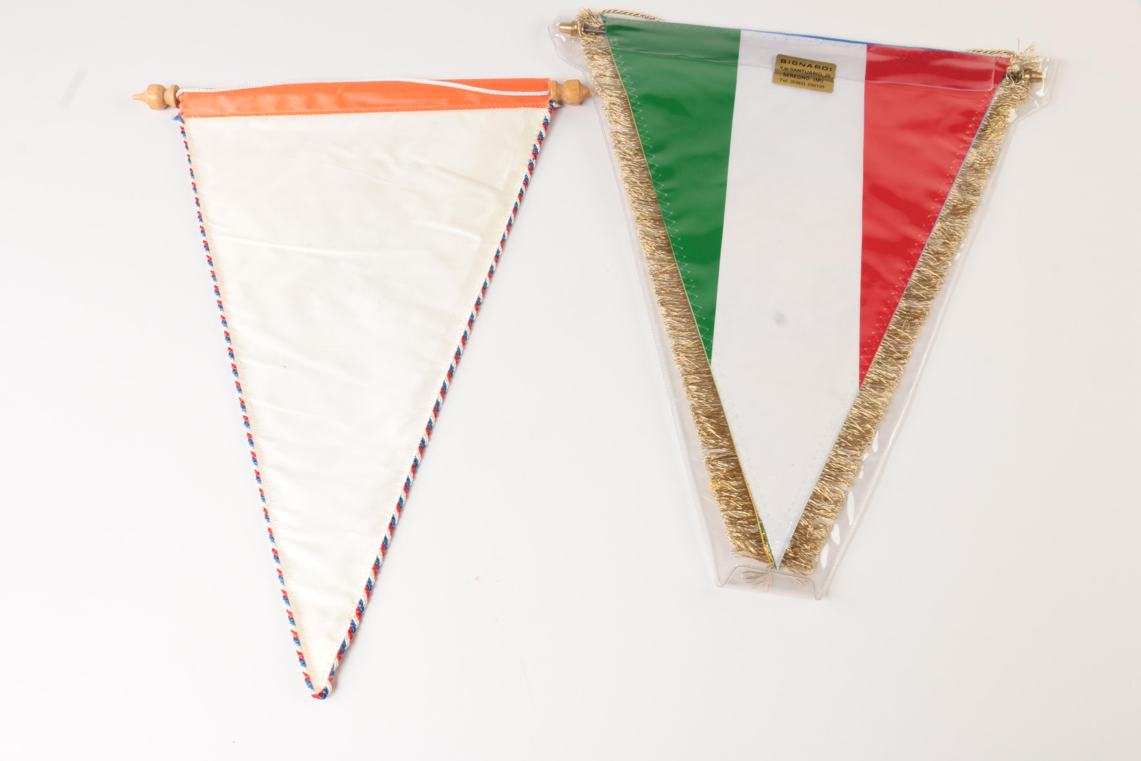 Ten Vintage Olympic Ice Hockey Banners