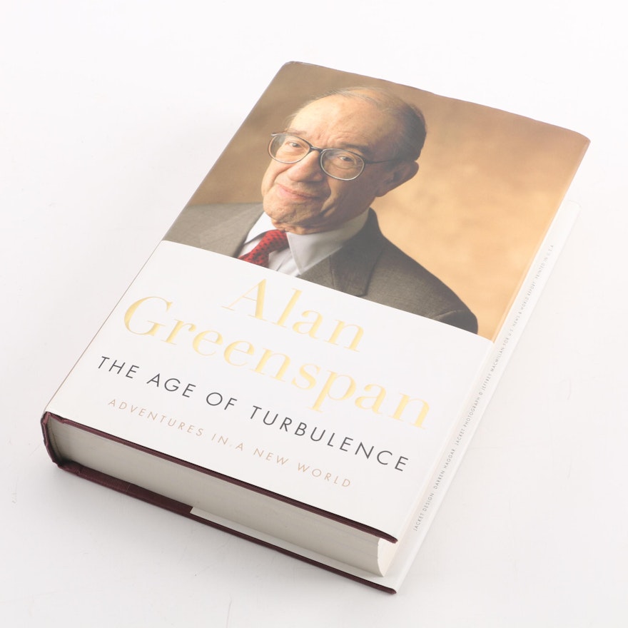 2007 Signed "The Age of Turbulence" by Alan Greenspan