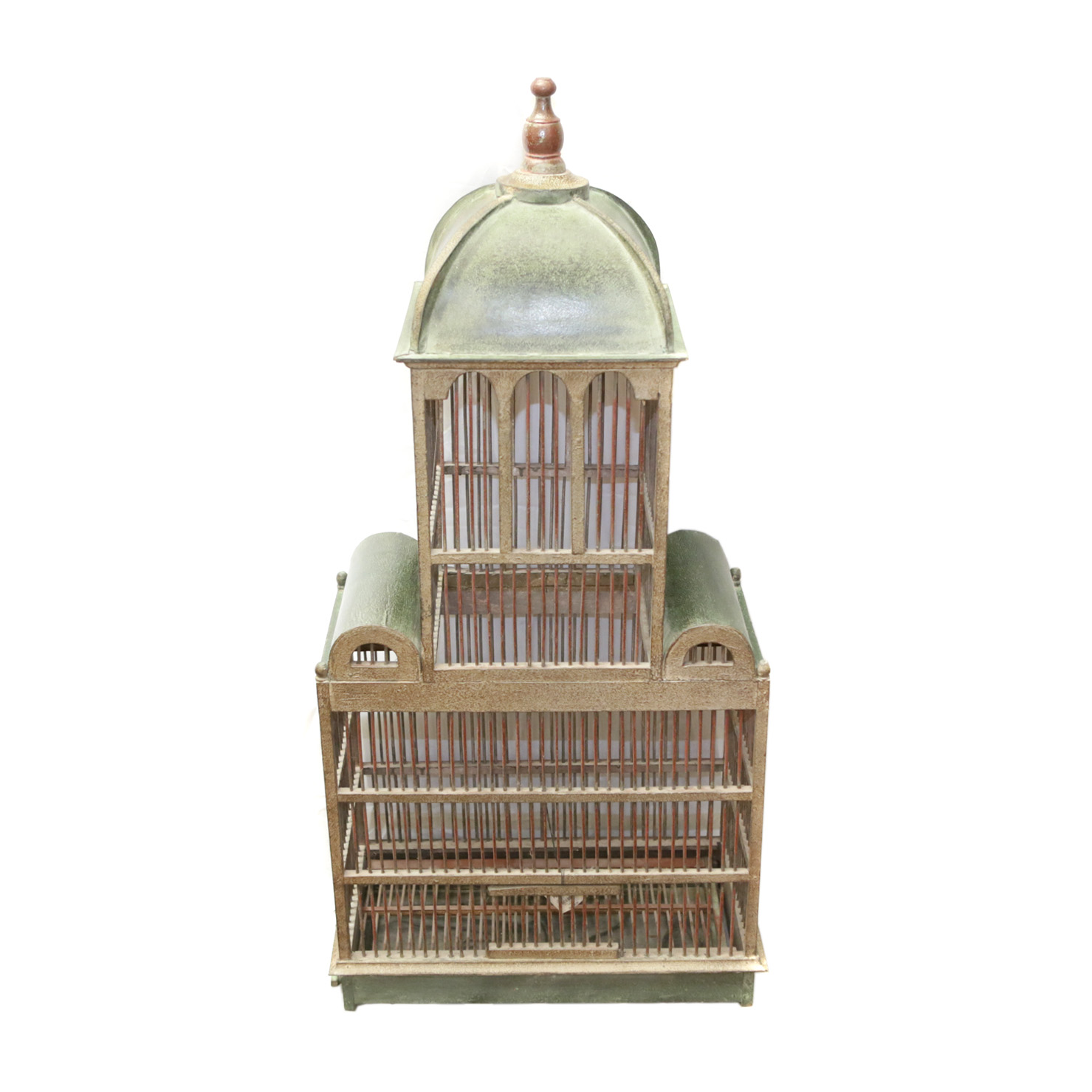 Wood and Metal Dome Style Birdcage