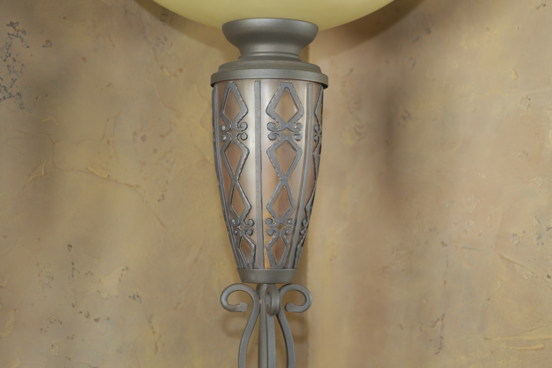Brass Torchiere Floor Lamp