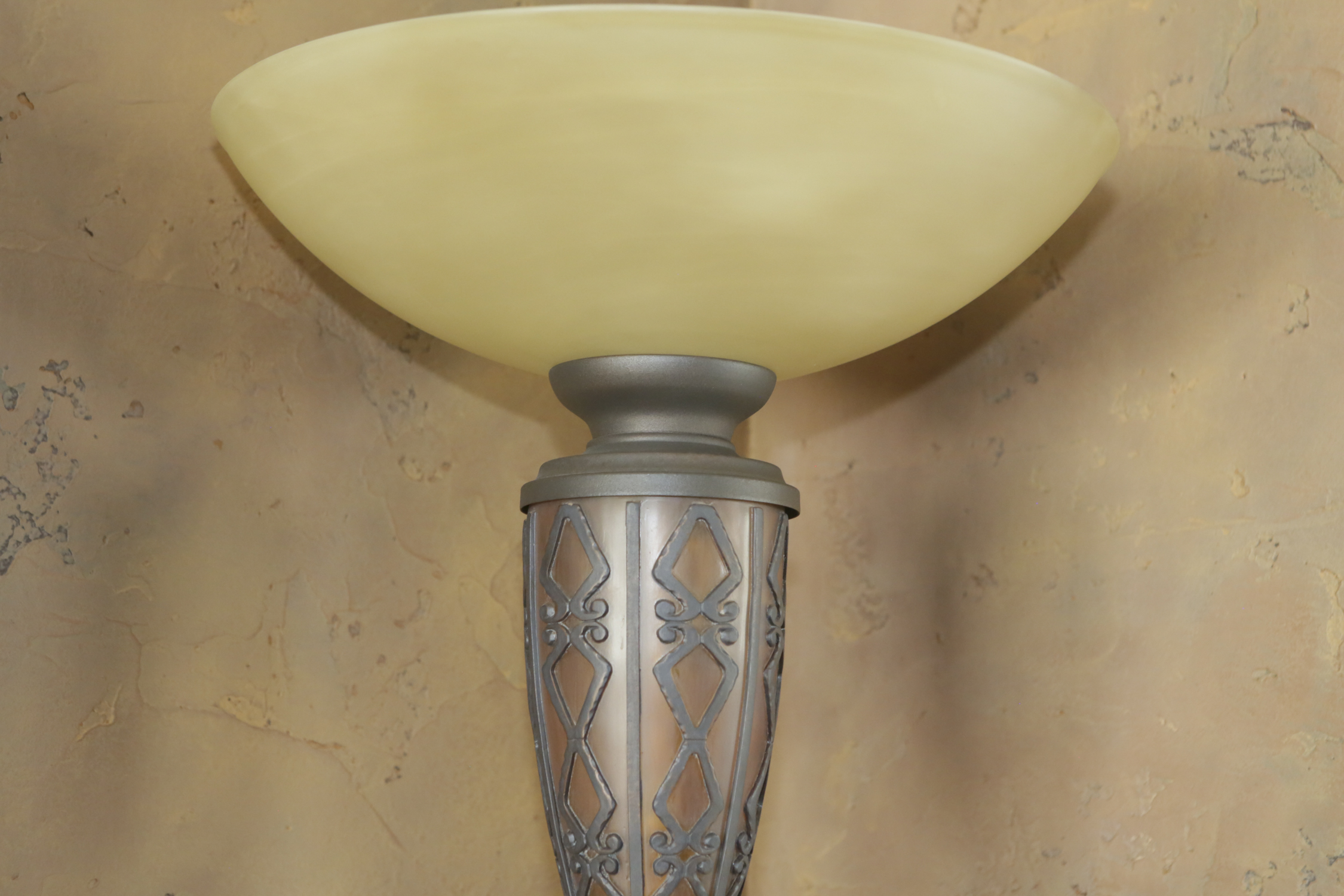 Brass Torchiere Floor Lamp