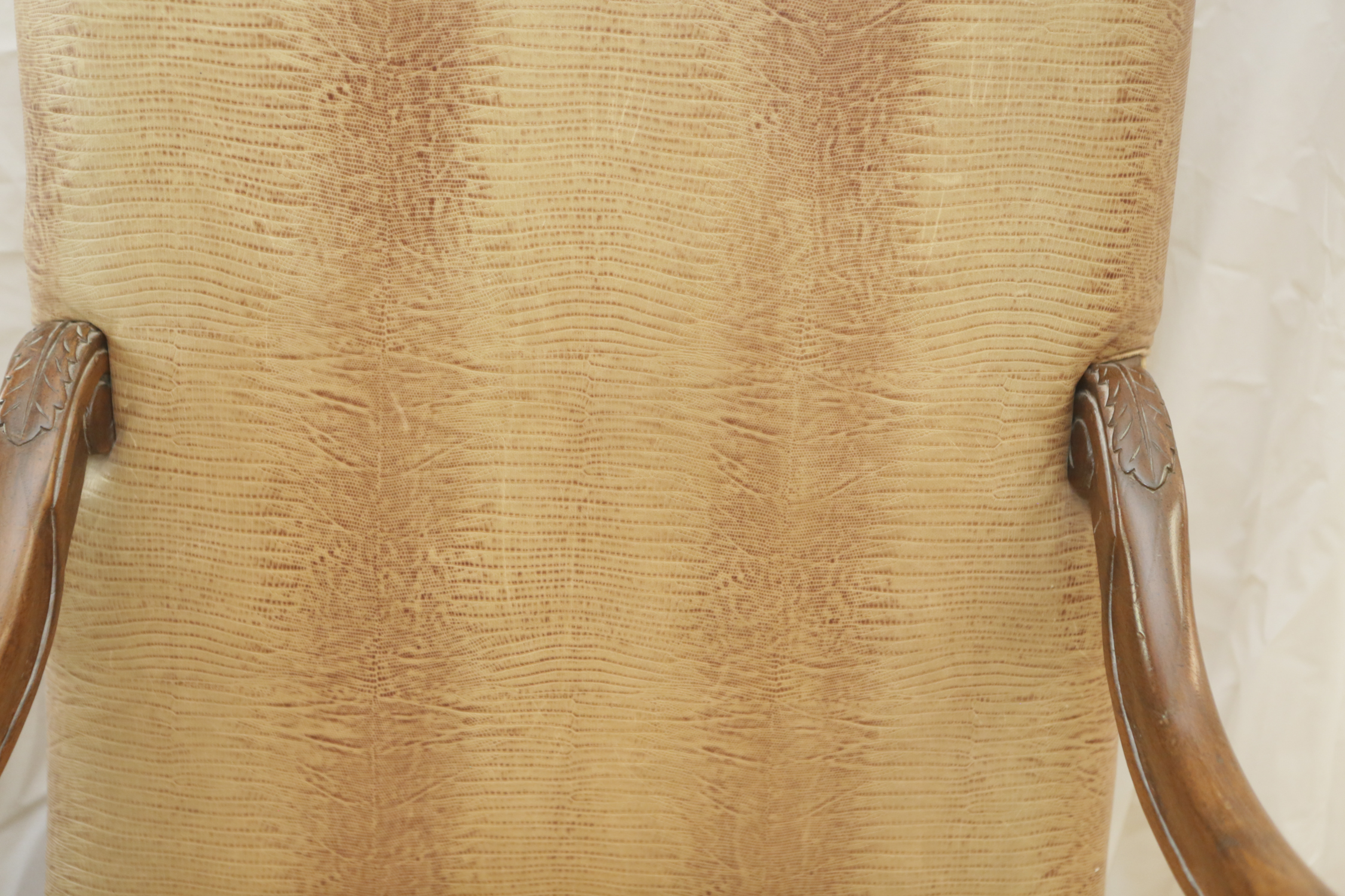 Contemporary Georgian Style Elm Library Chair