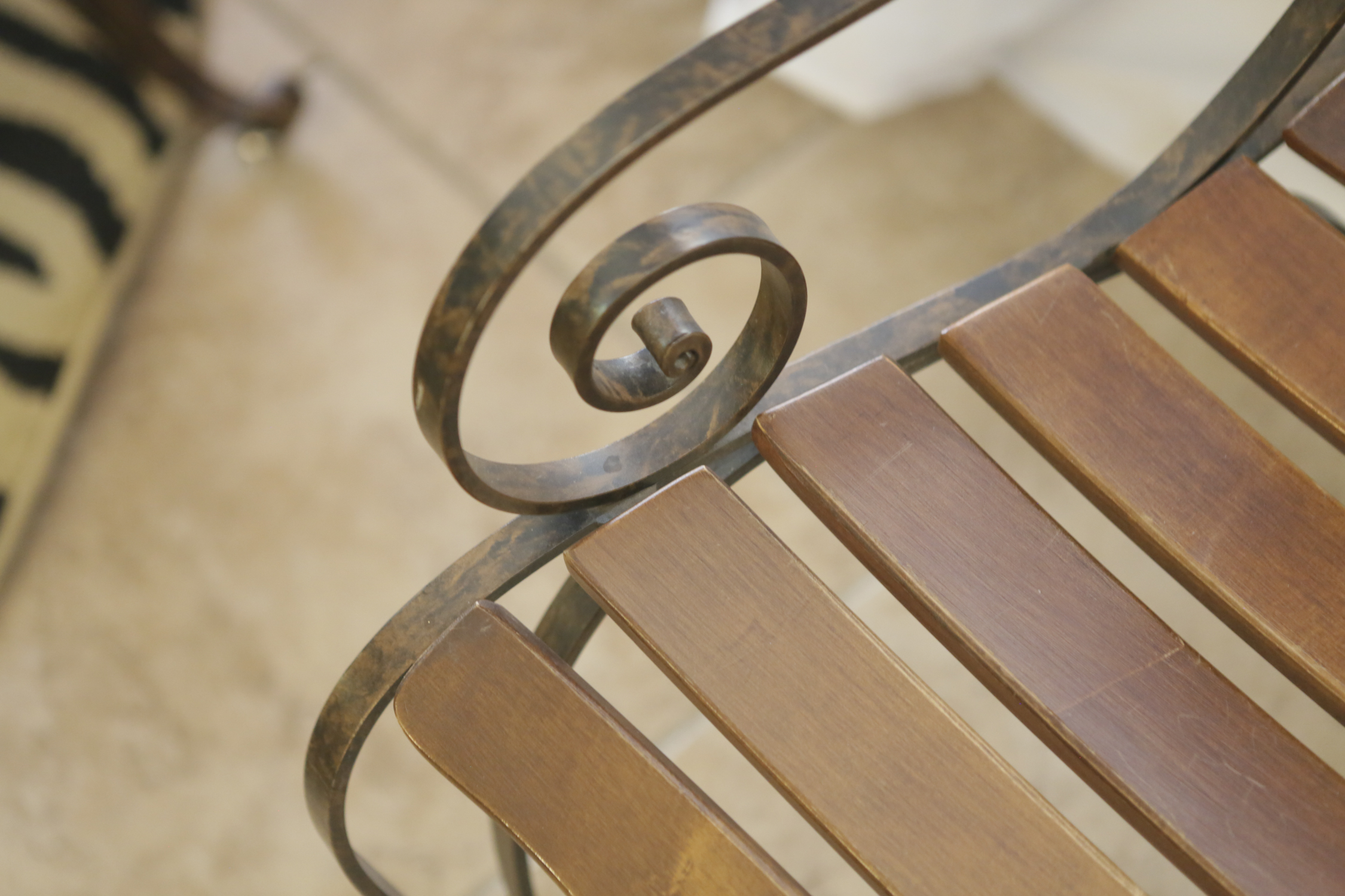 Metal and Wood Chairs