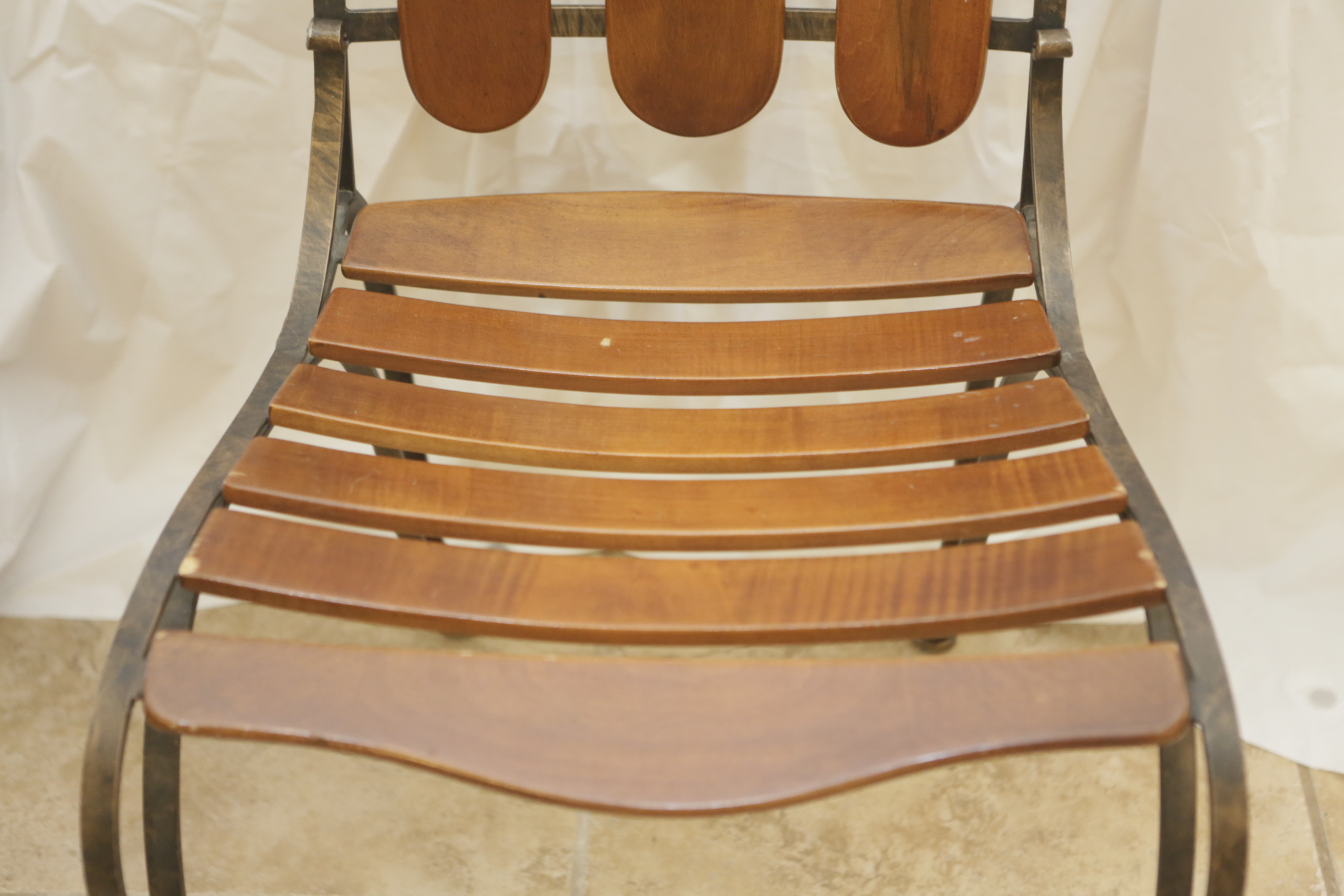 Metal and Wood Chairs