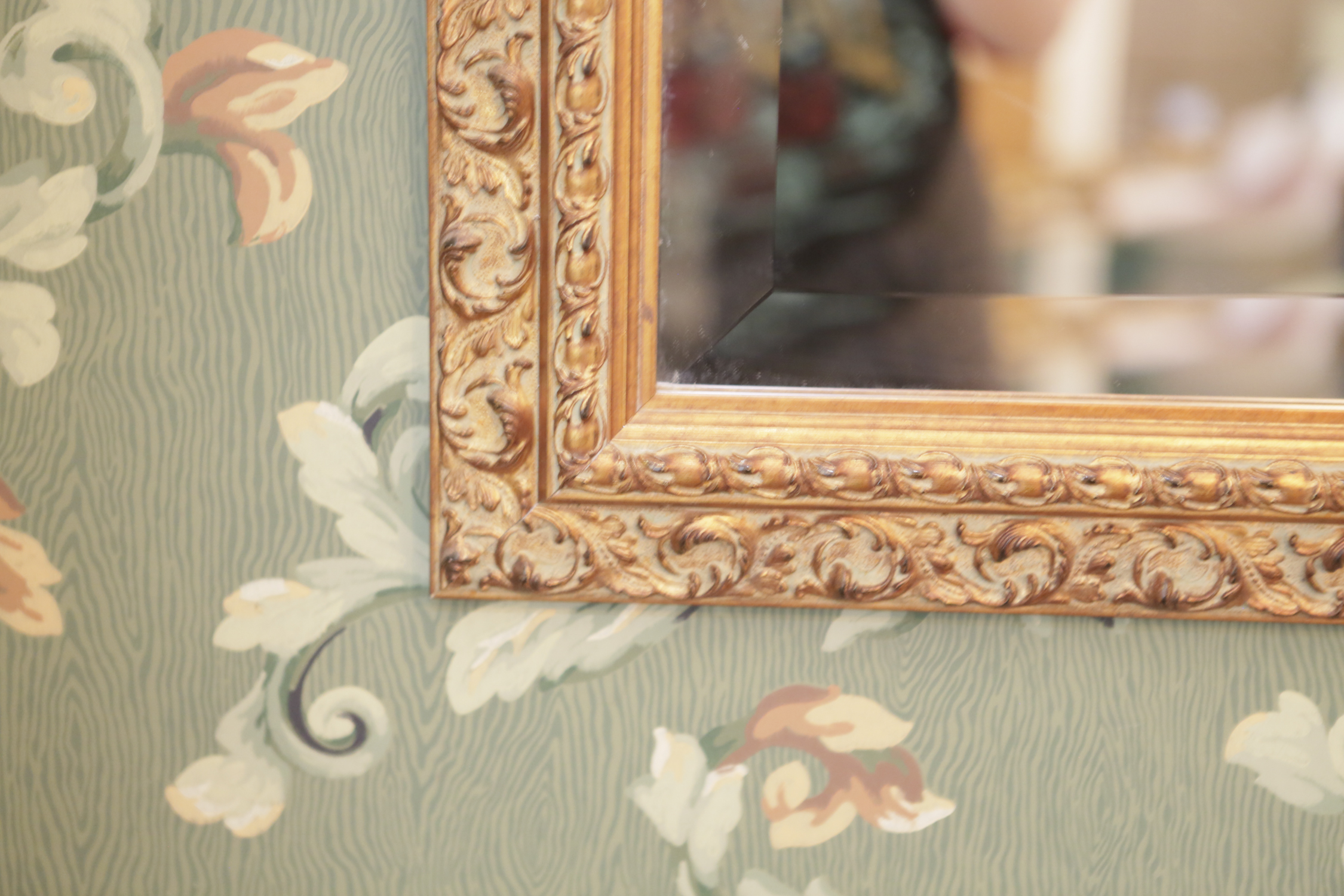 Wood Framed Wall Mirror