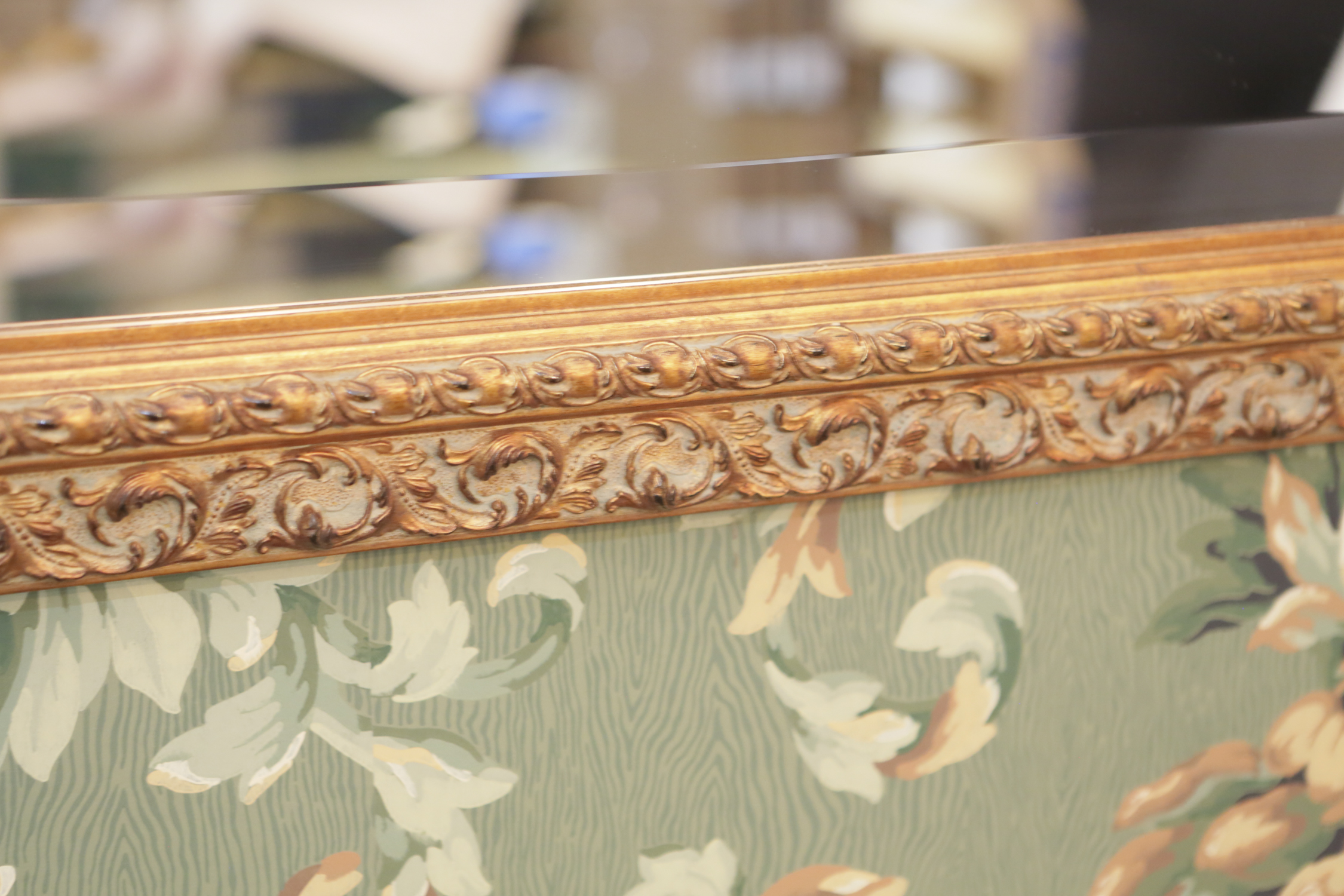 Wood Framed Wall Mirror